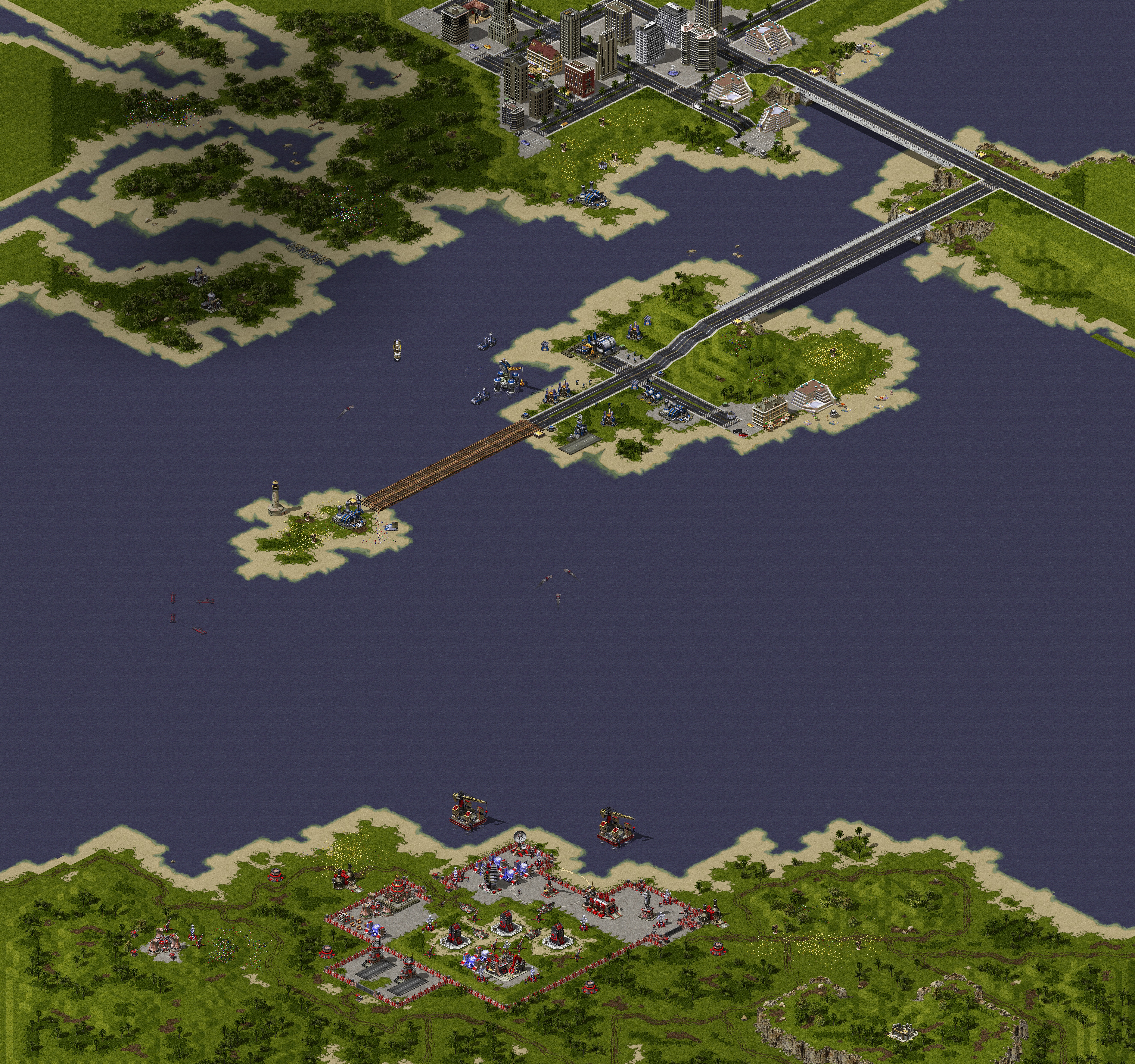 Rendered map: Allied Mission 11: Fallout