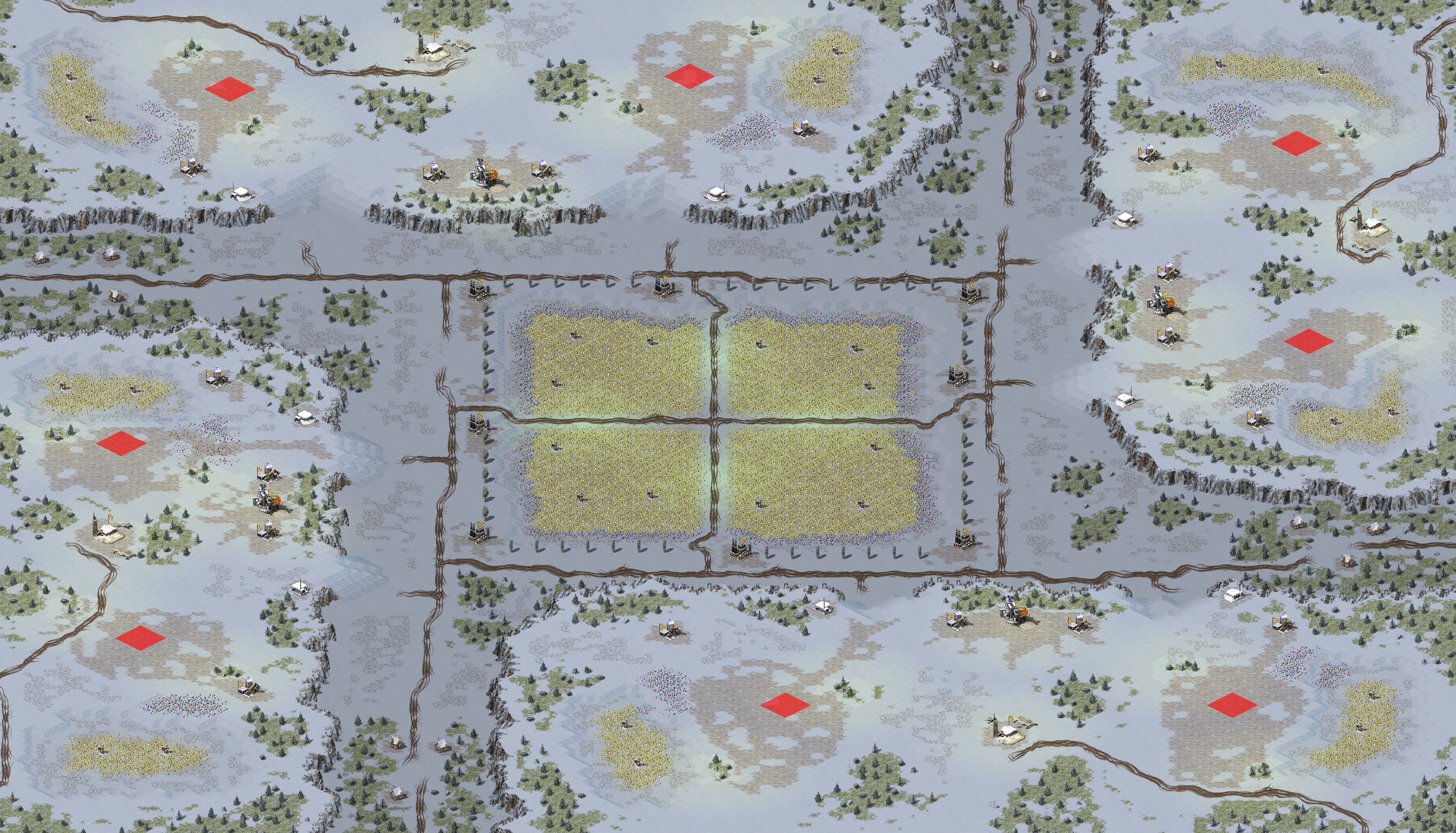 Rendered map: Yellow Snow Gardens