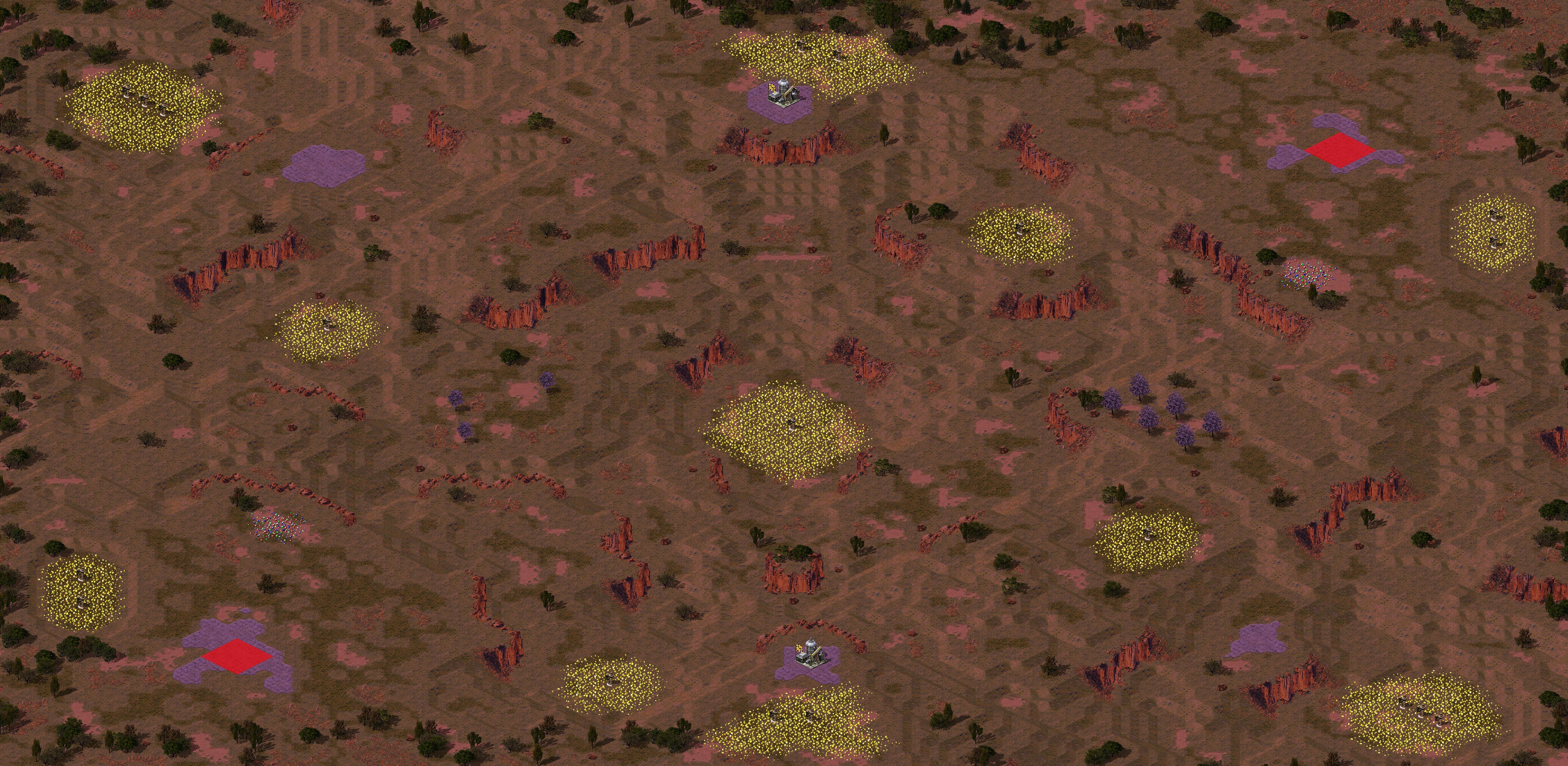 Rendered map: Meteorite