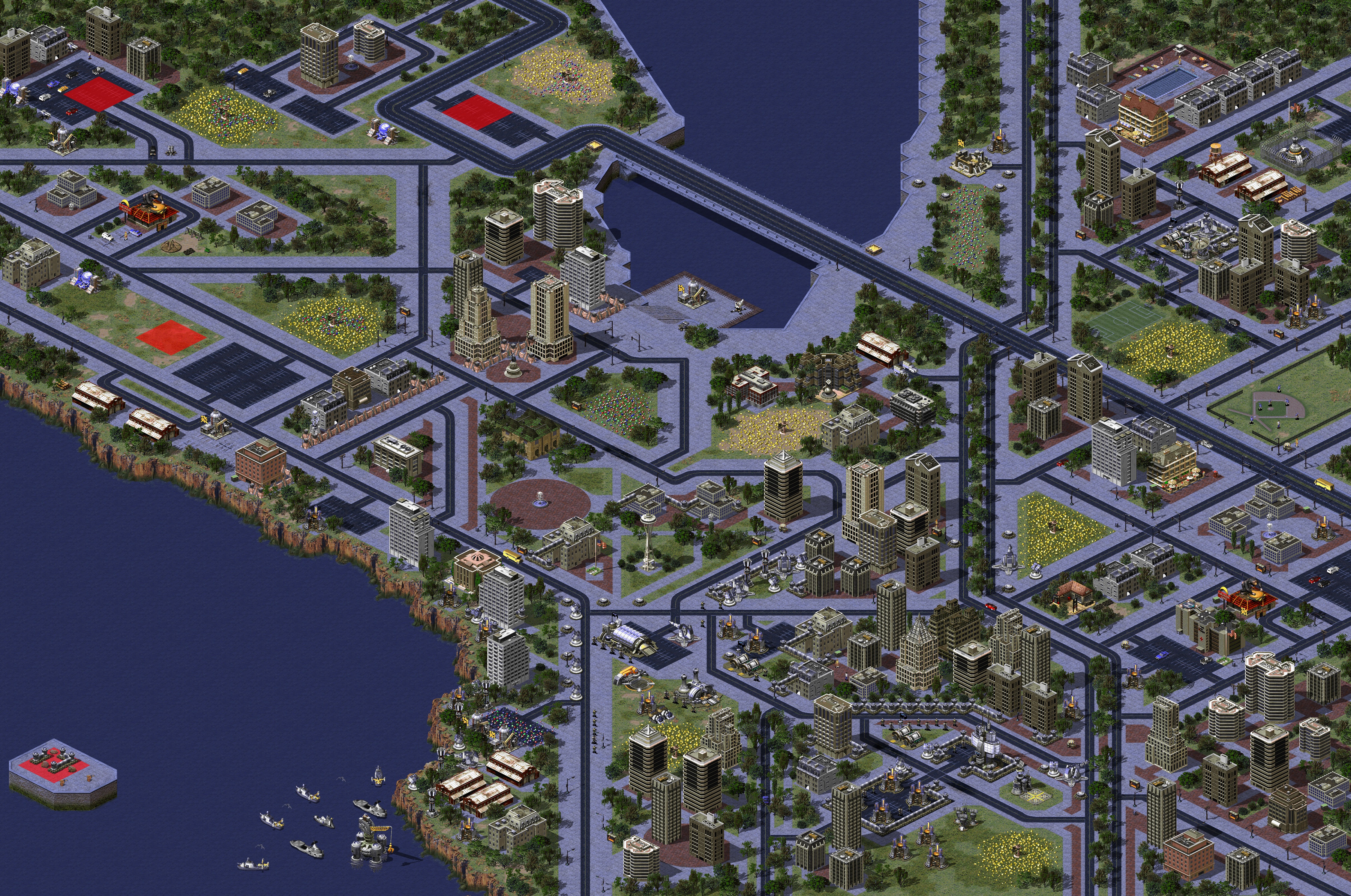 Rendered map: Survival in Seattle