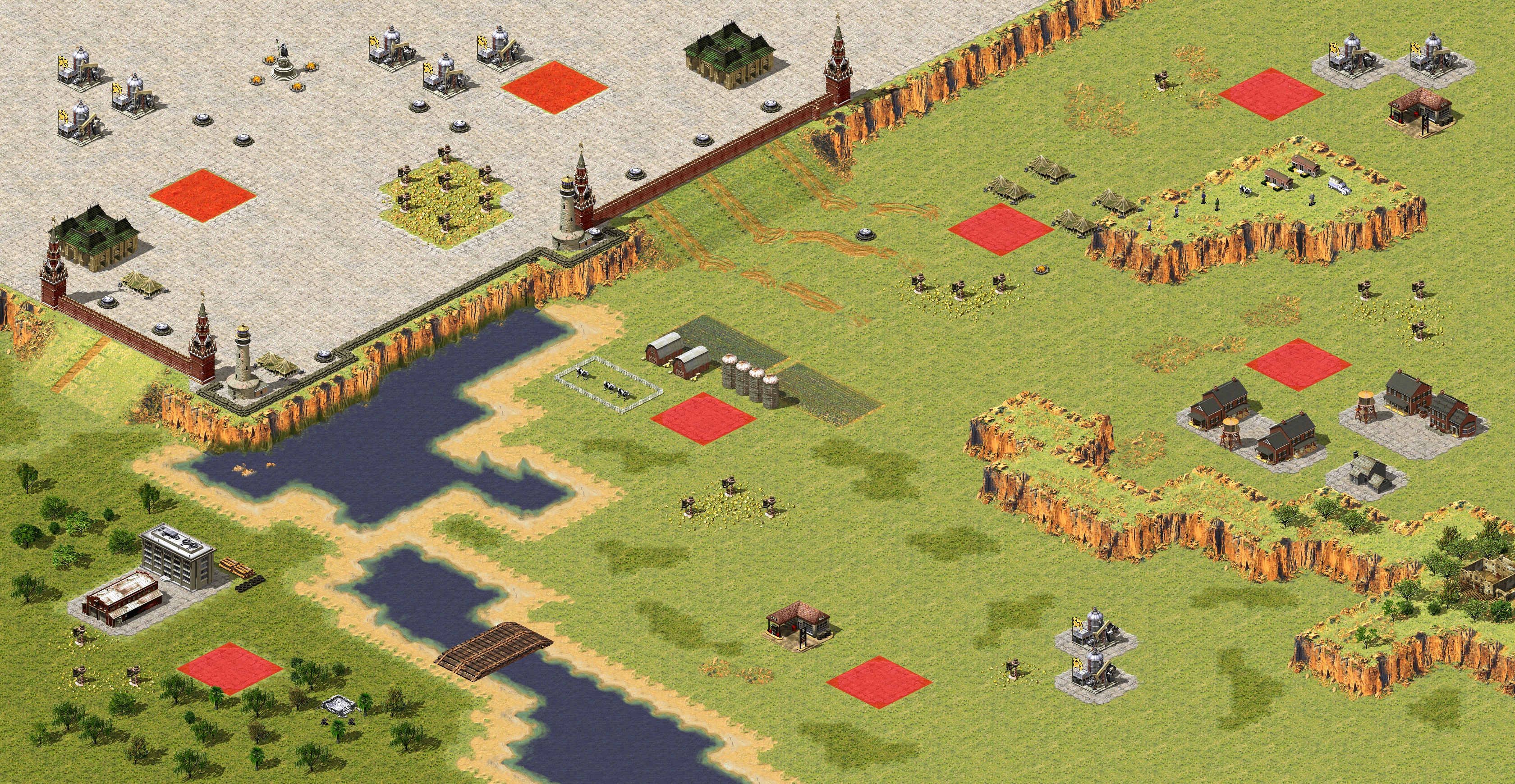 Rendered map: Border Conflict