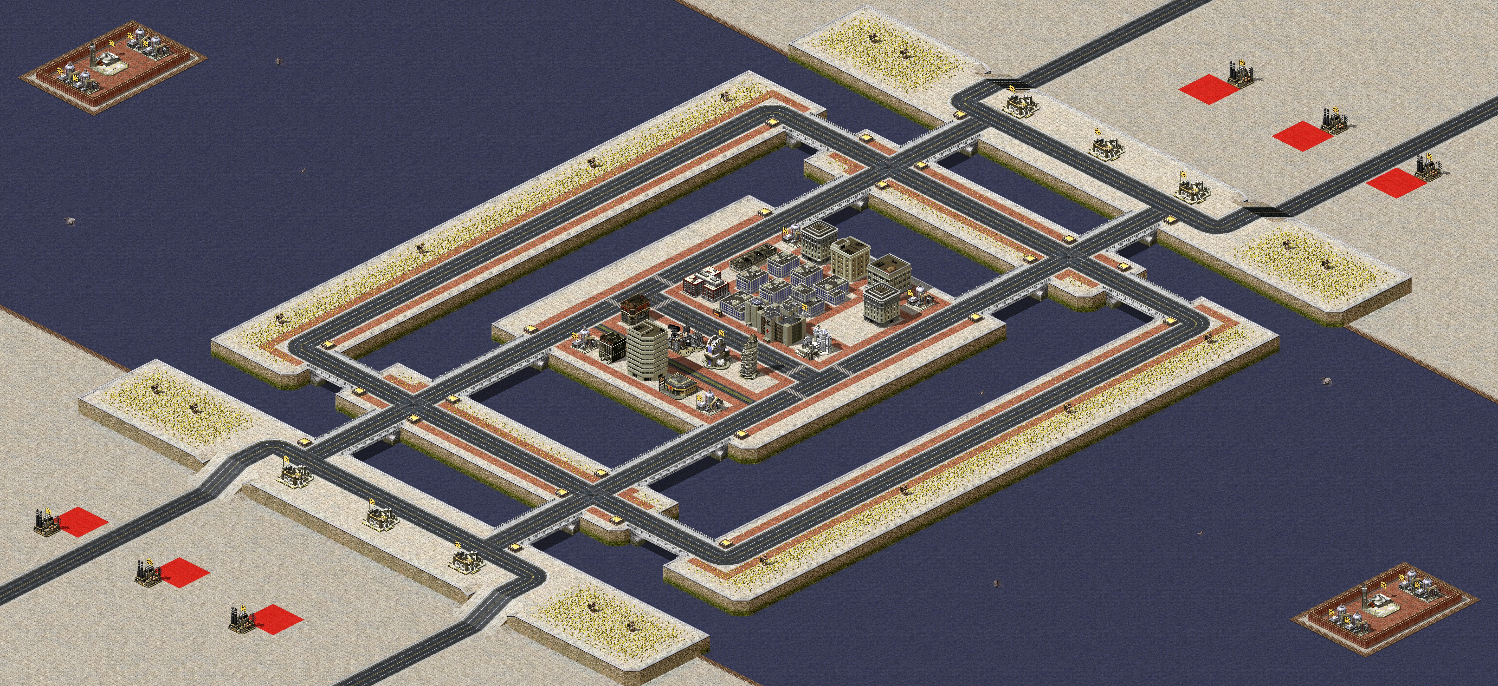 Rendered map: Bridge Wars (by Thrawn28)