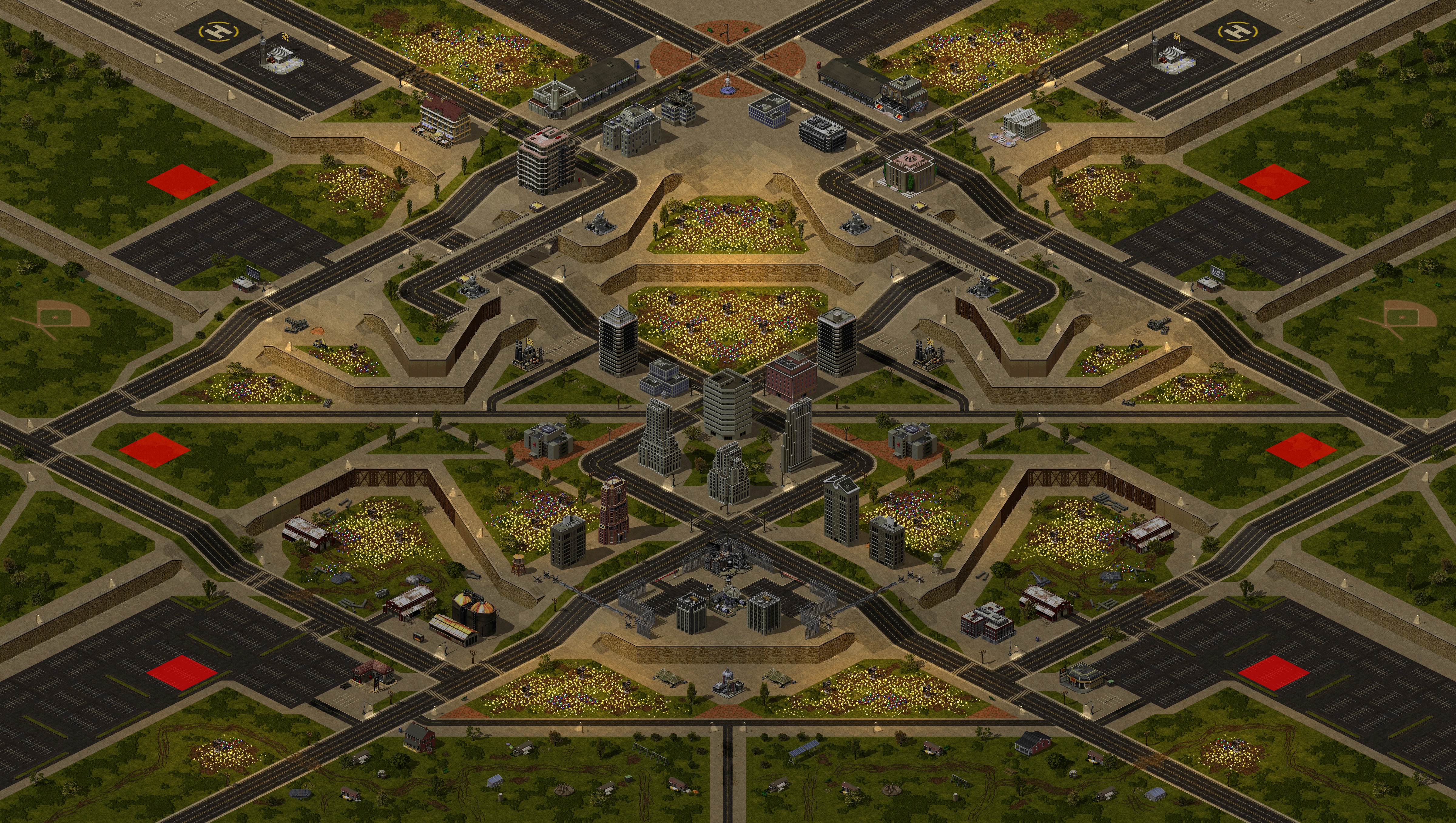 Rendered map: Hexicity