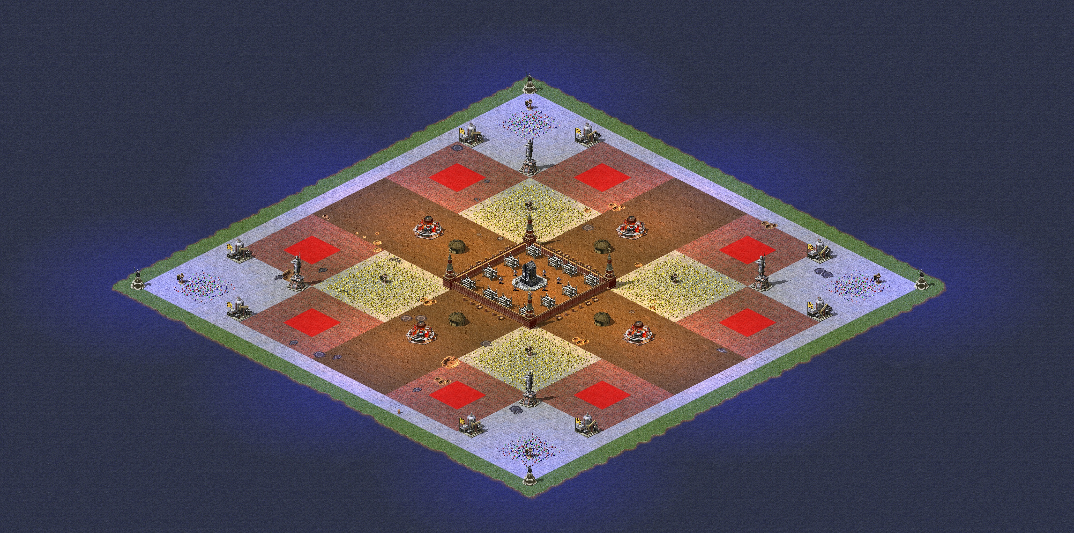 Rendered map: Nuke Scramble (WWII Patch)
