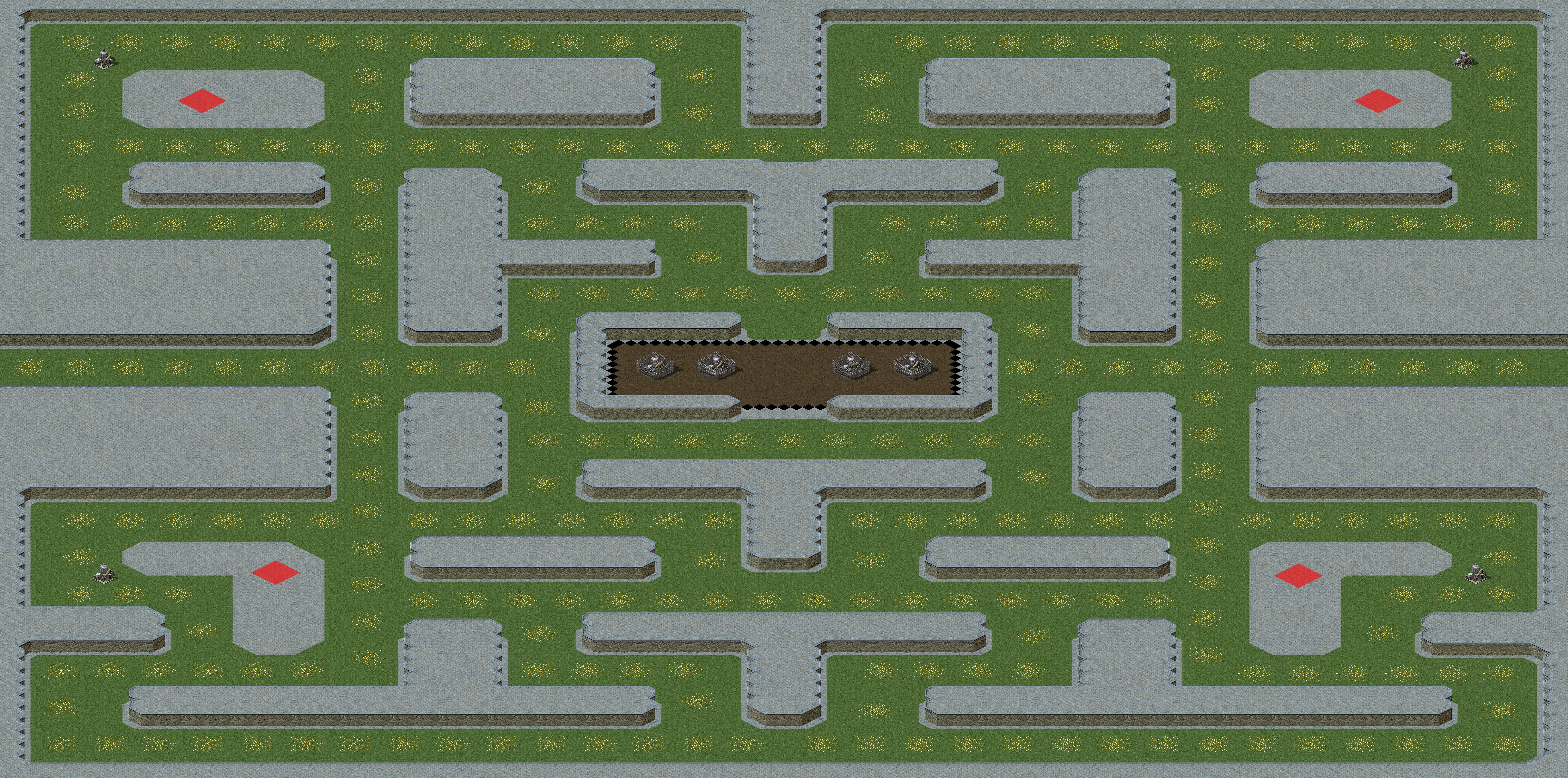 Rendered map: Pac-Man Maze