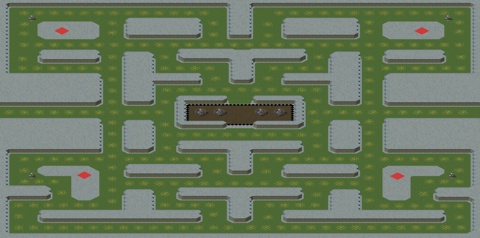 Rendered preview of Pac-Man Maze
