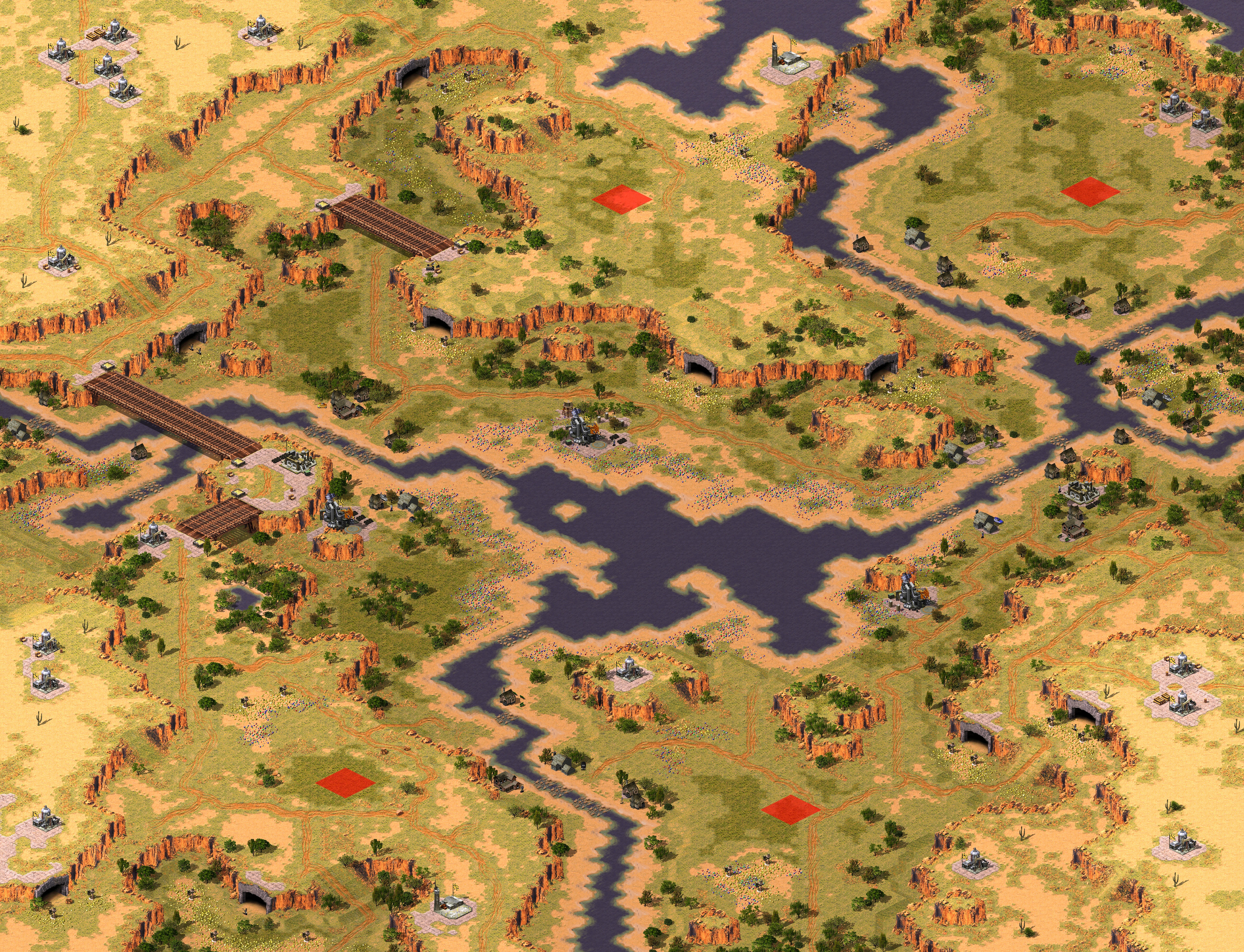 Rendered map: Peddlers & Prospectors [Sydwindr]