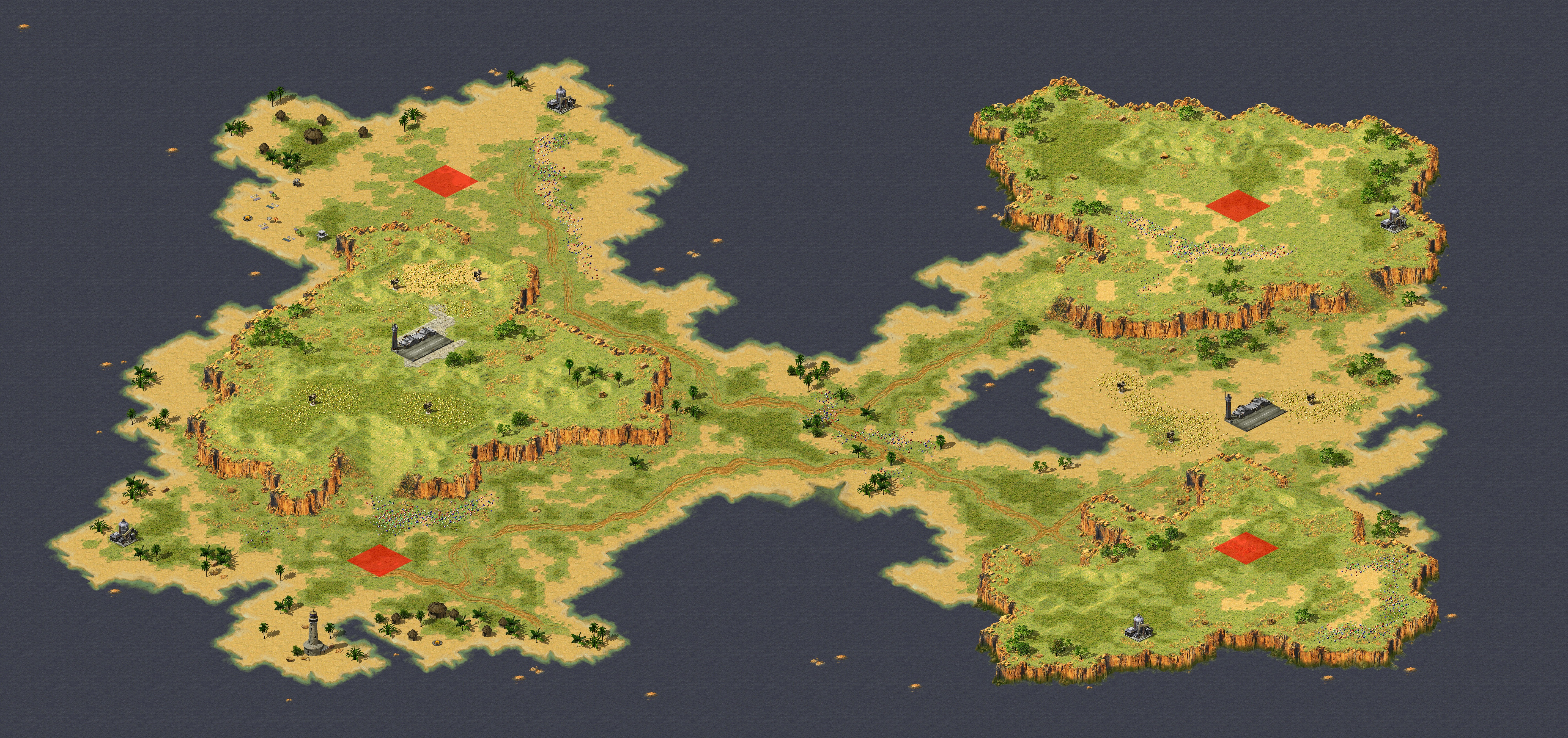 Rendered map: South Pacific (4)