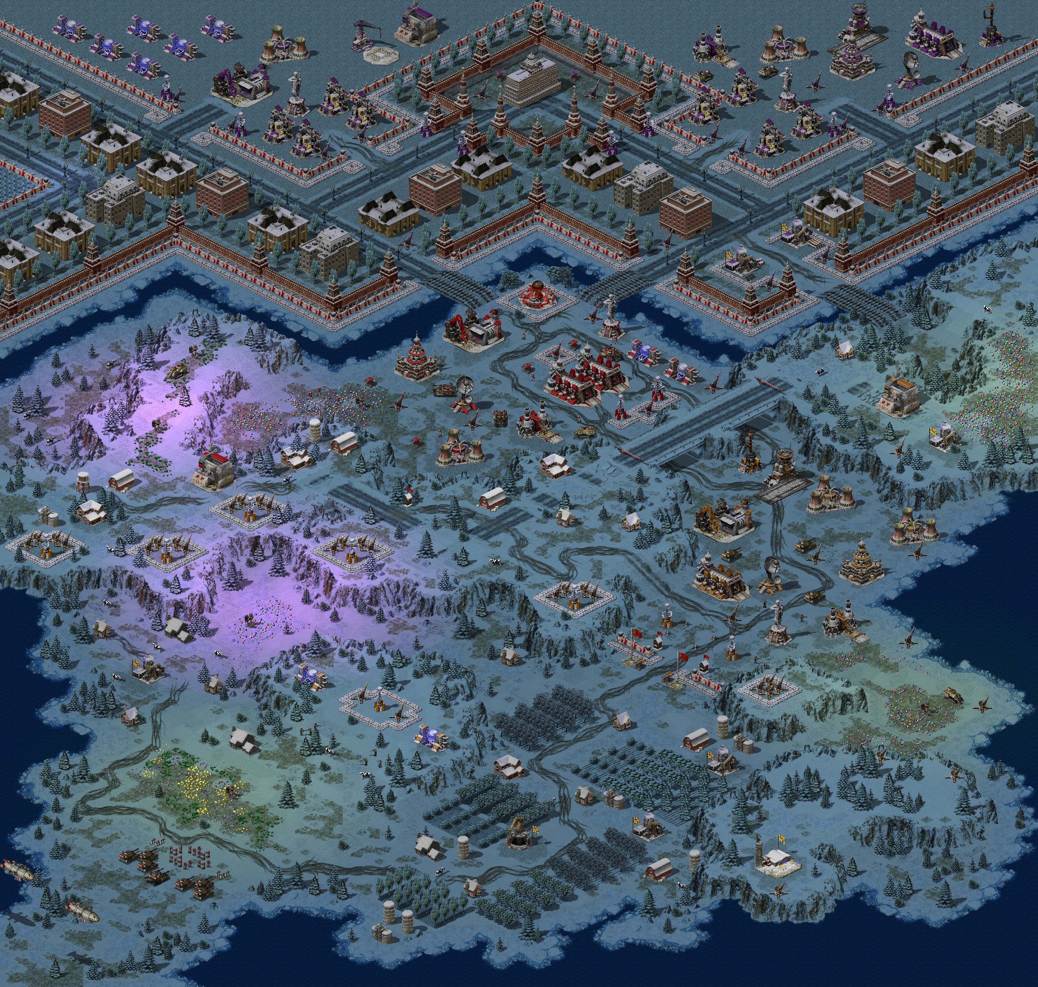 Rendered map: Soviet Mission 11: Red Revolution