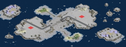 Rendered preview of Snowy Duel