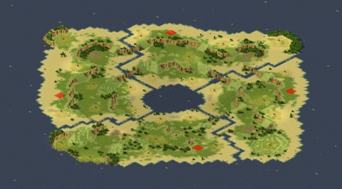Rendered preview of Lake Island