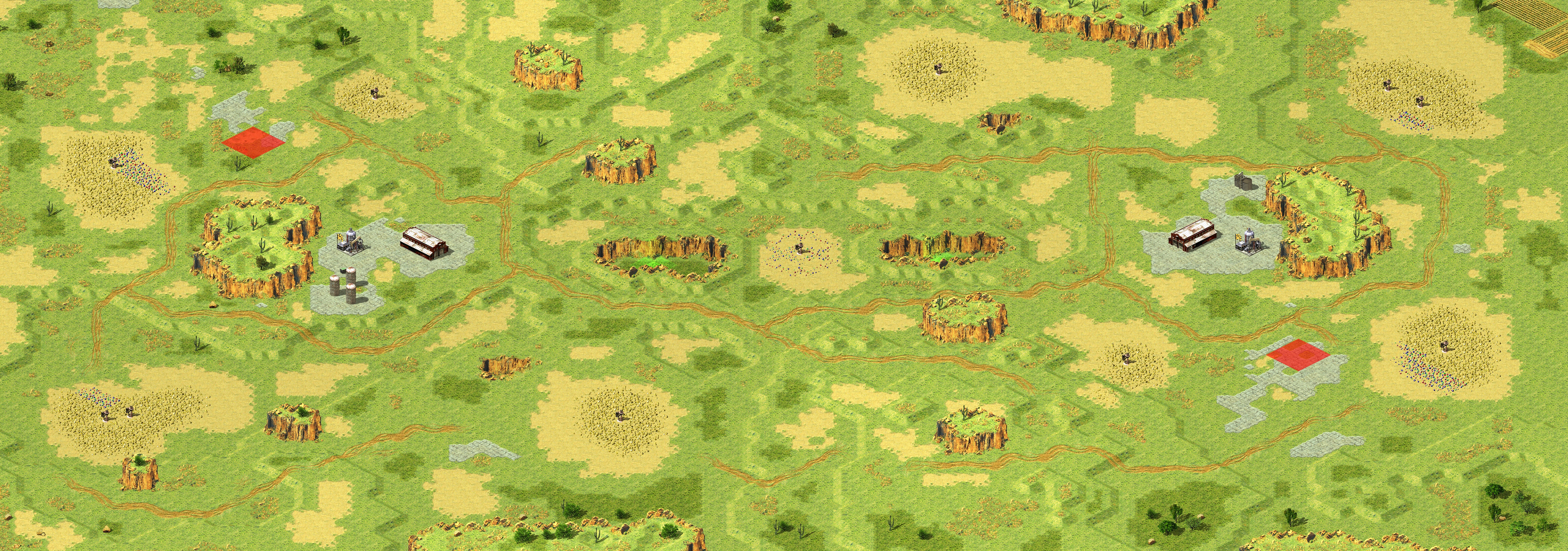 Rendered map: Tiberium Rift (YR Port)