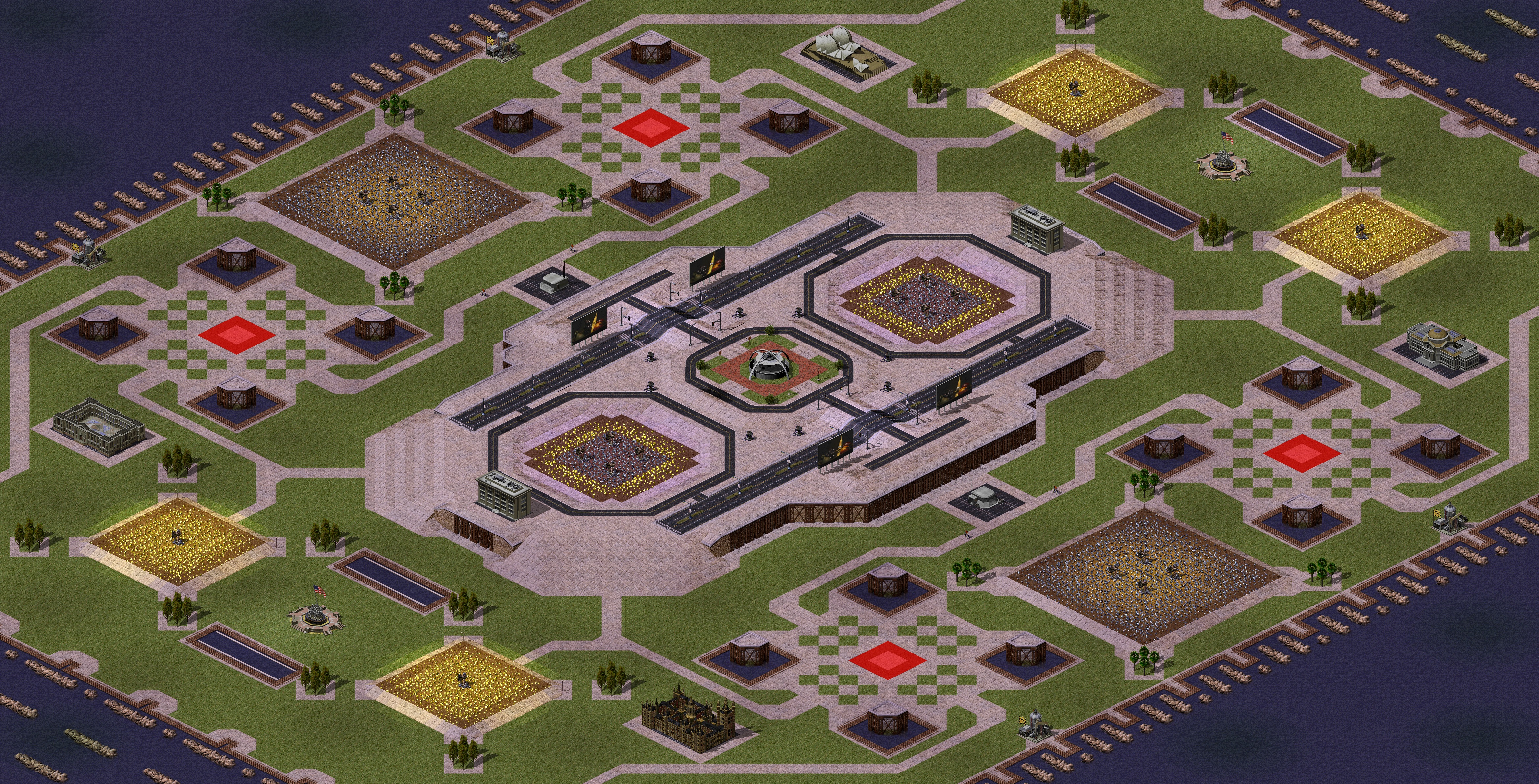 Rendered map: Tournament Tower Retro