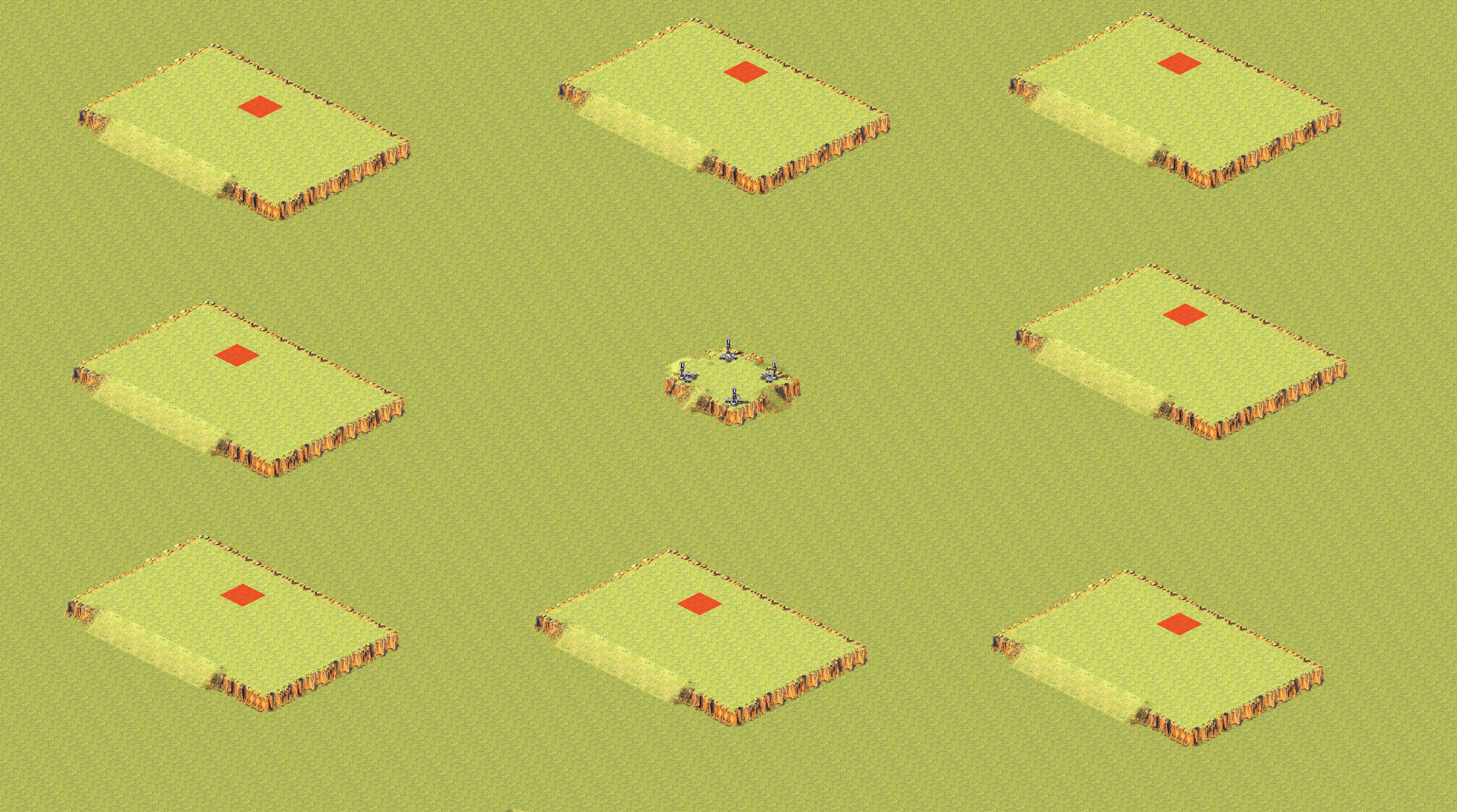 Rendered map: Tank War Star Grab (2)