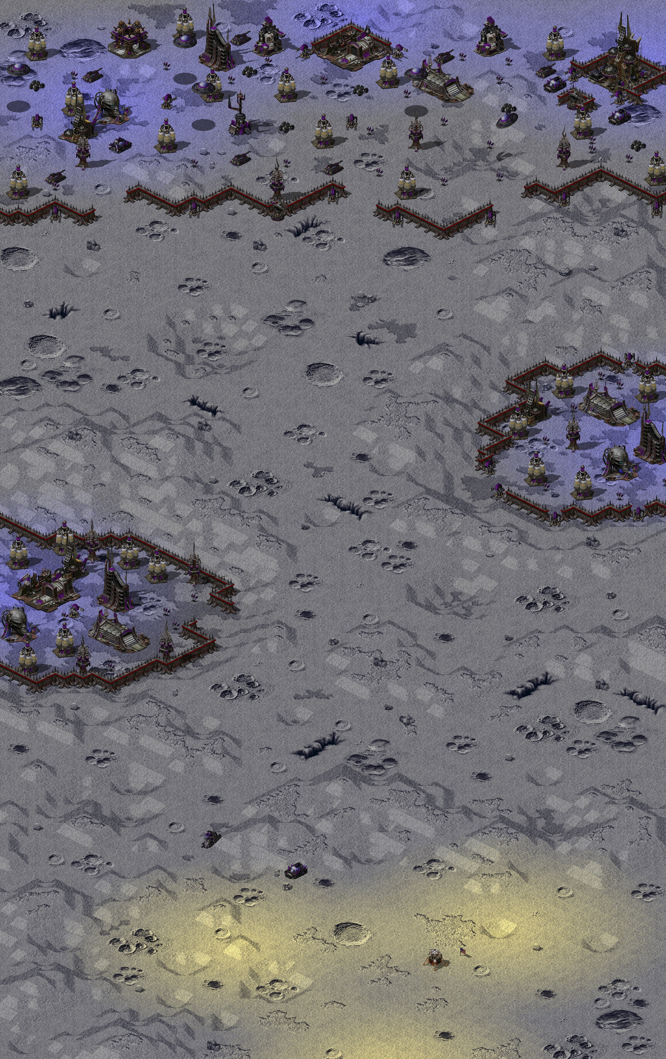 Rendered map: Soviet Mission 6: To The Moon
