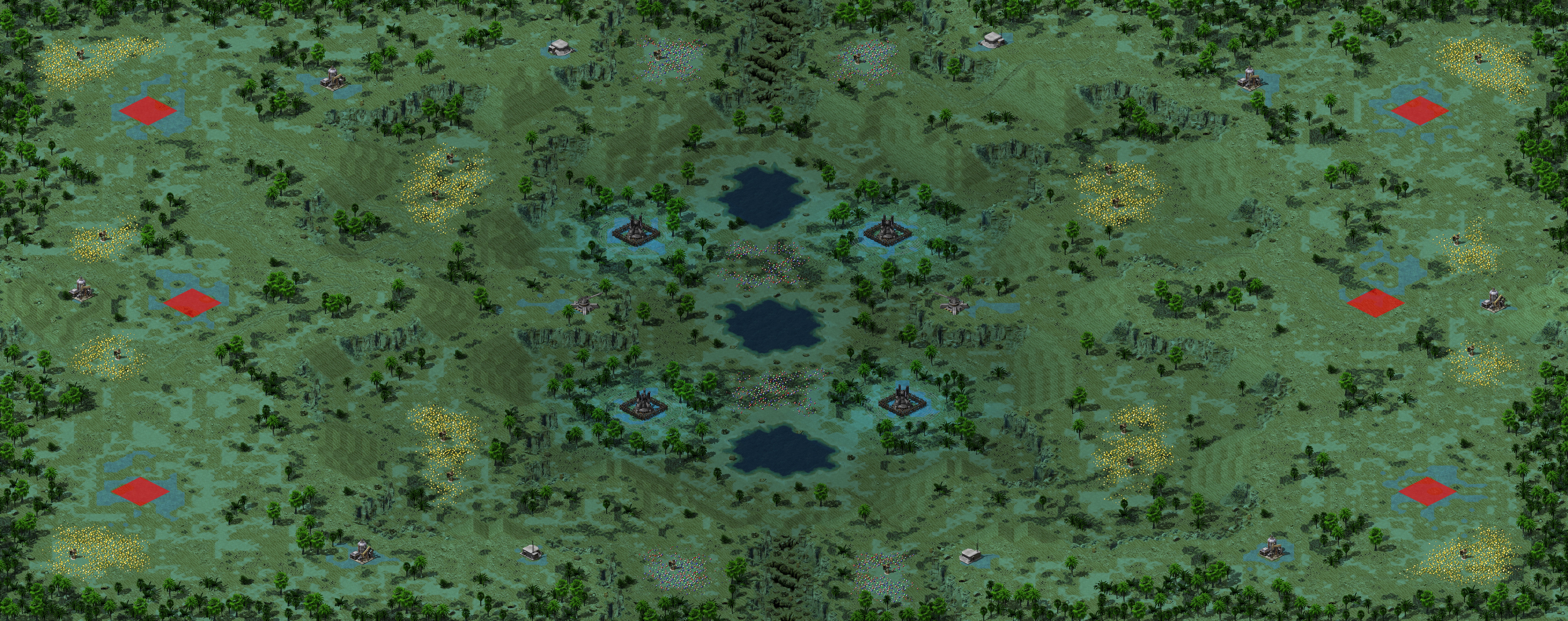 Rendered map: Desert Descent
