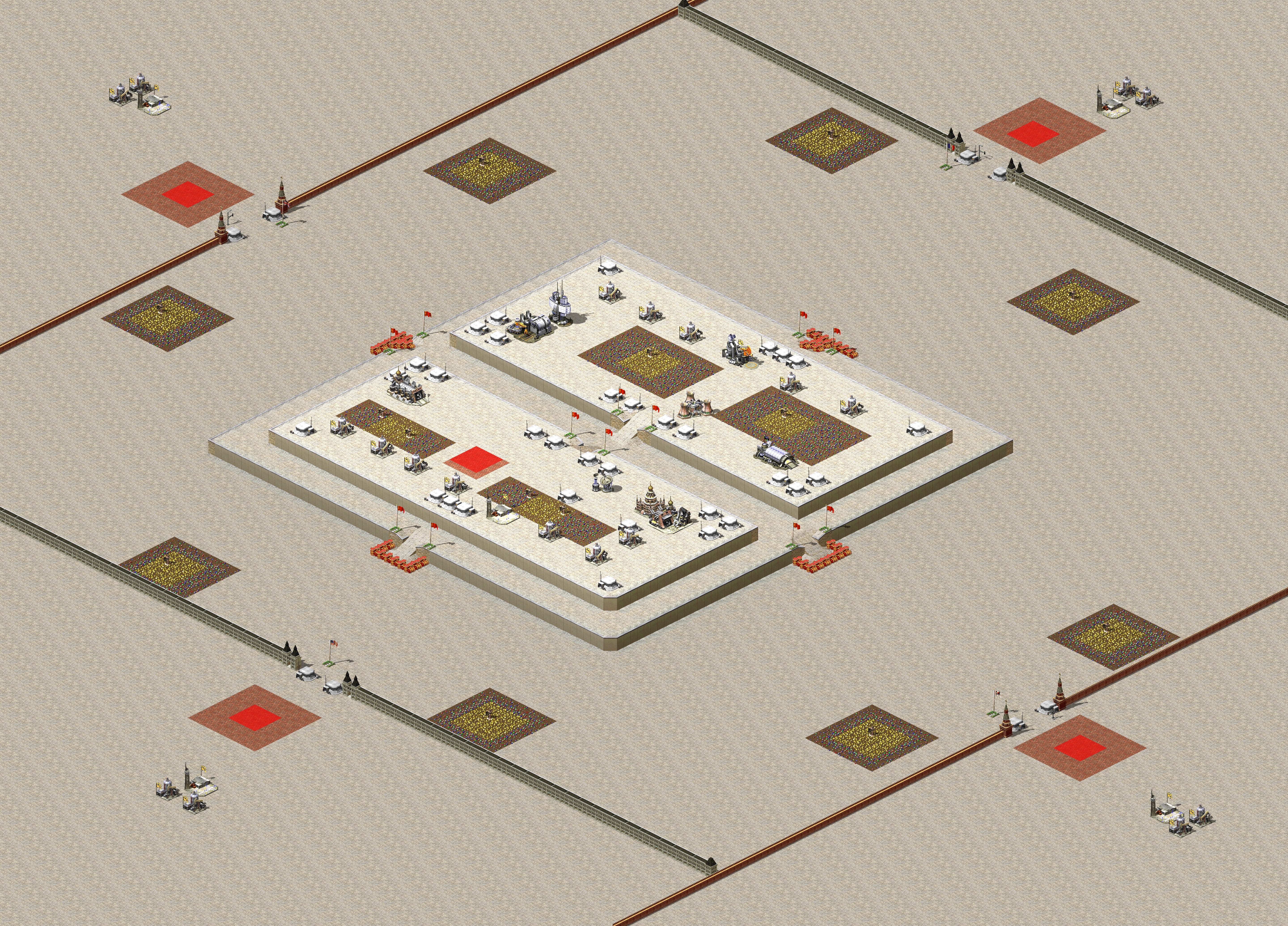 Rendered map: 1v4 Siege
