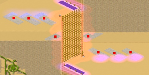 Rendered preview of 4v4 Desert Jungle