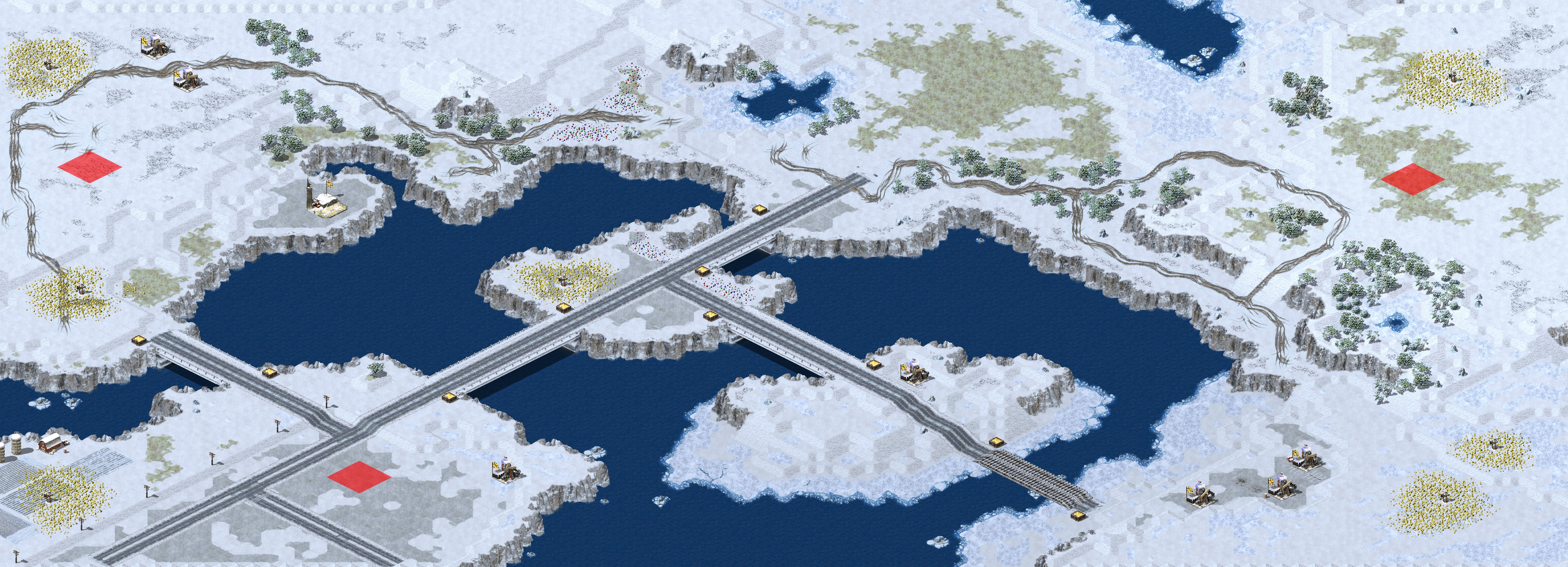 Rendered map: Cold War