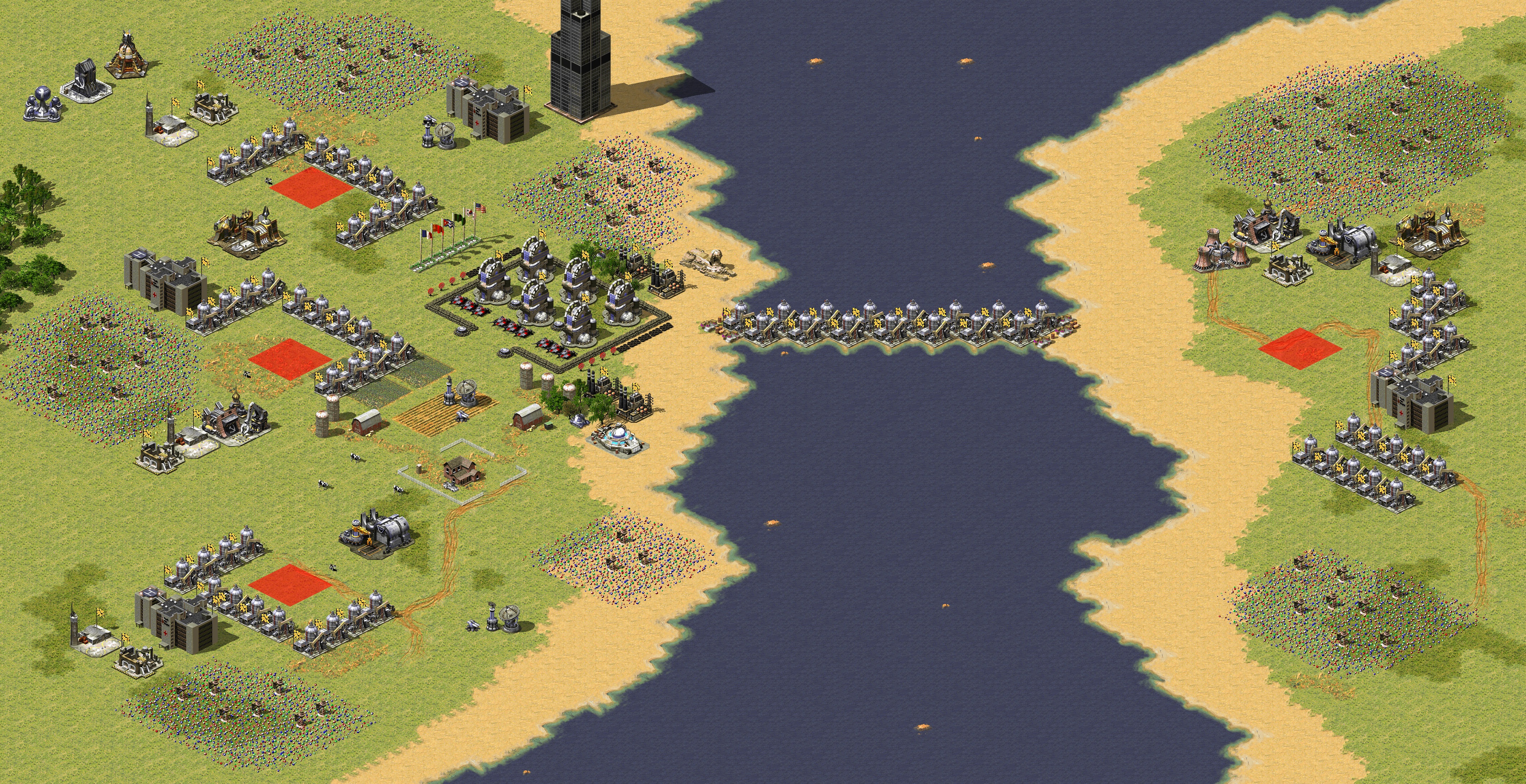 Rendered map: Island Conflict 1v3