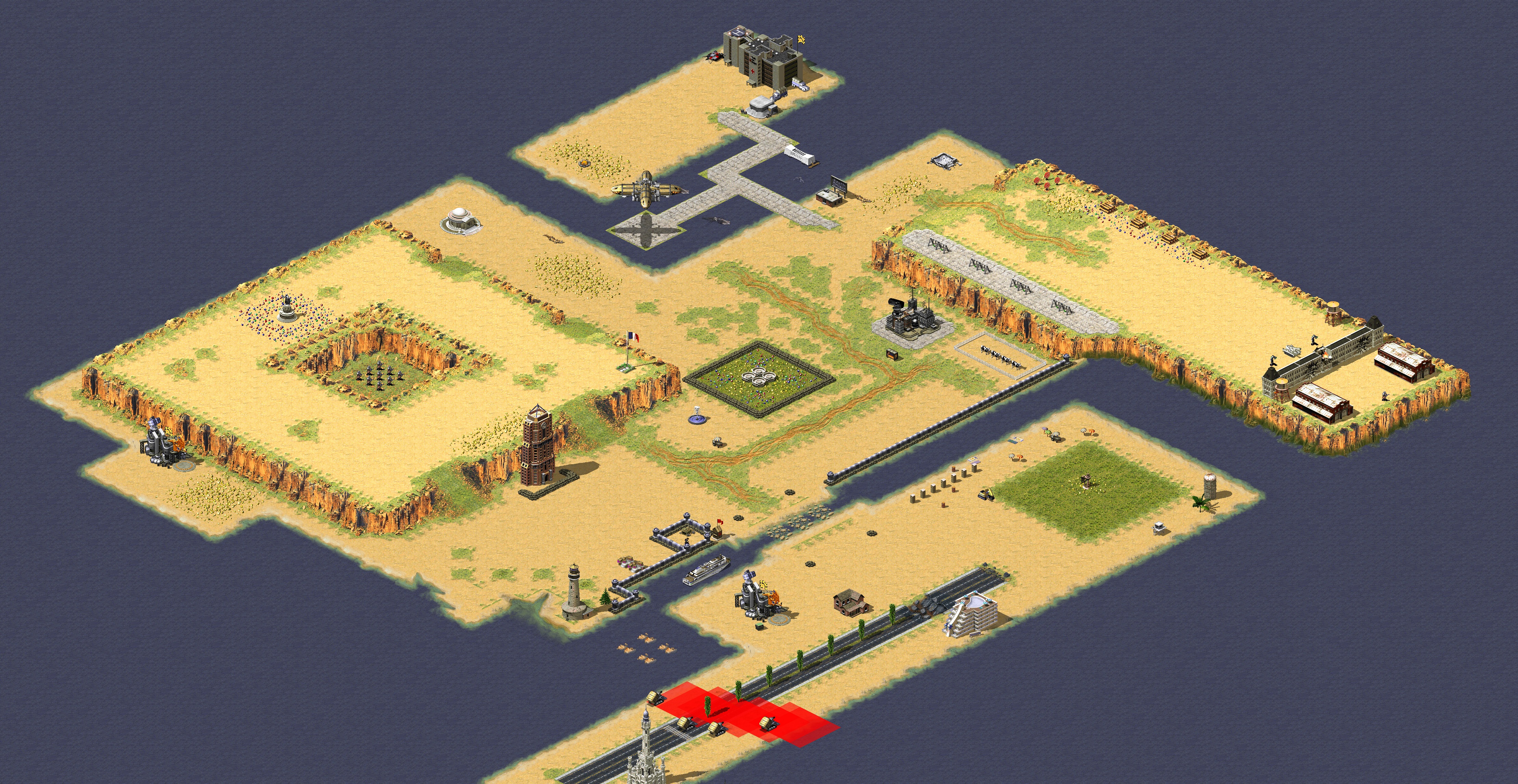 Rendered map: Barren World Patch 10