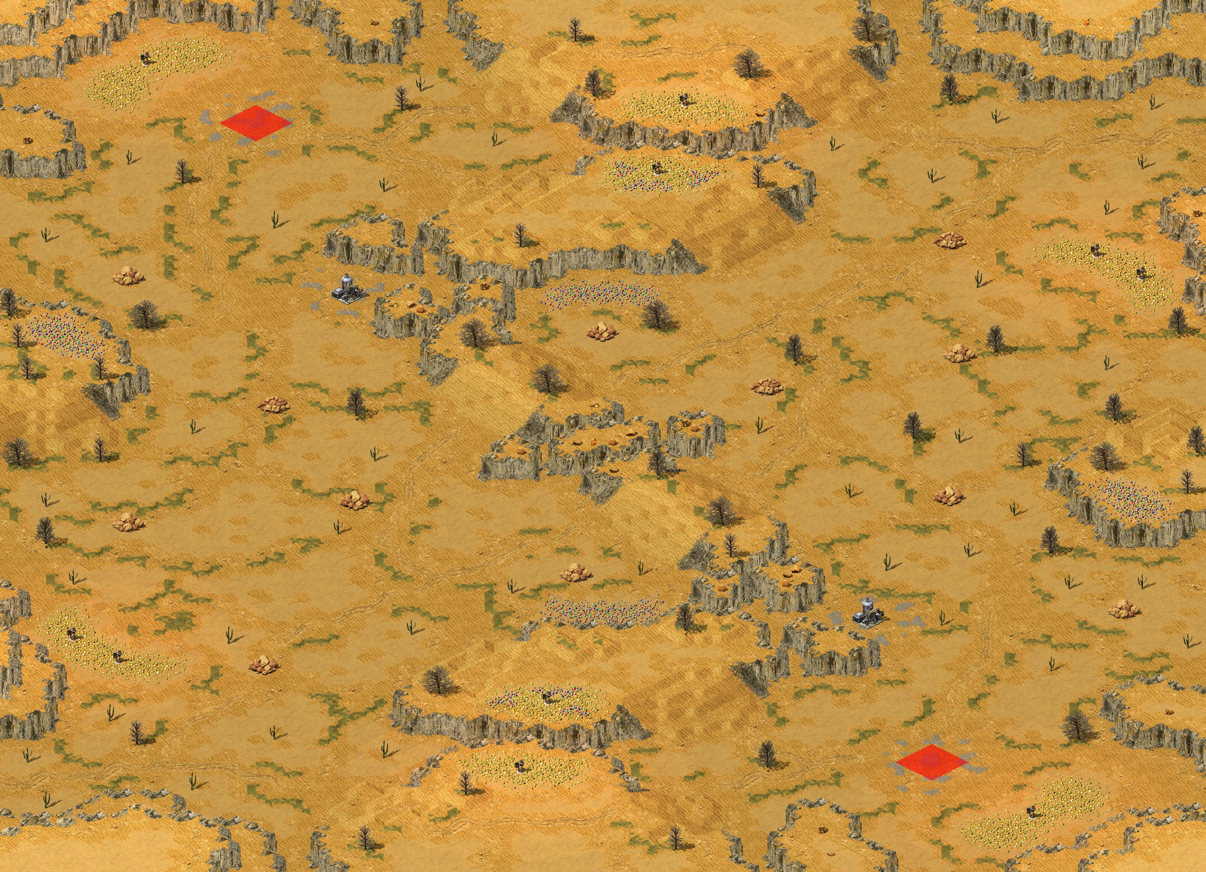 Rendered map: Duststorms