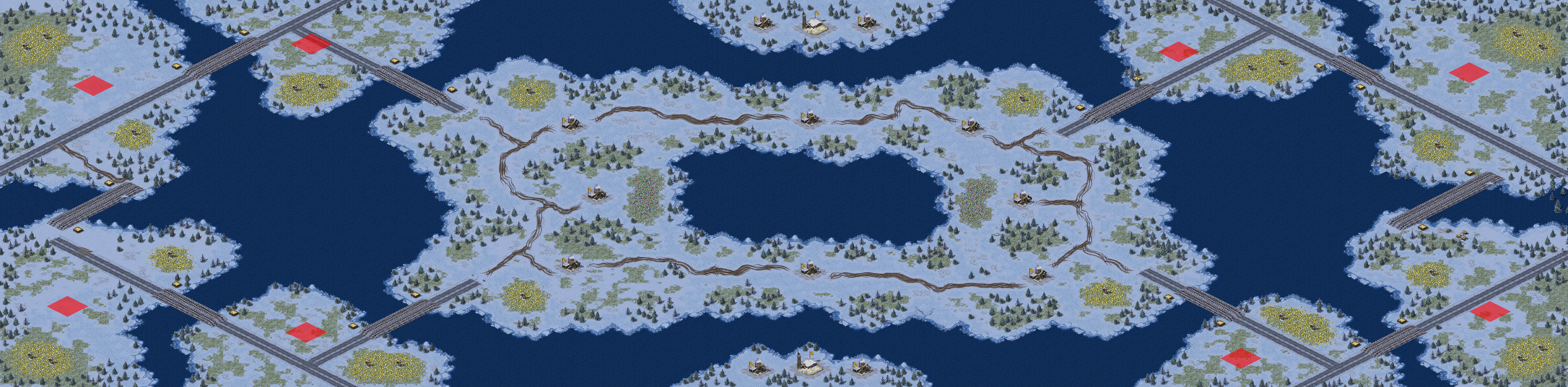 Rendered map: Arctic Circle - Isolated Island