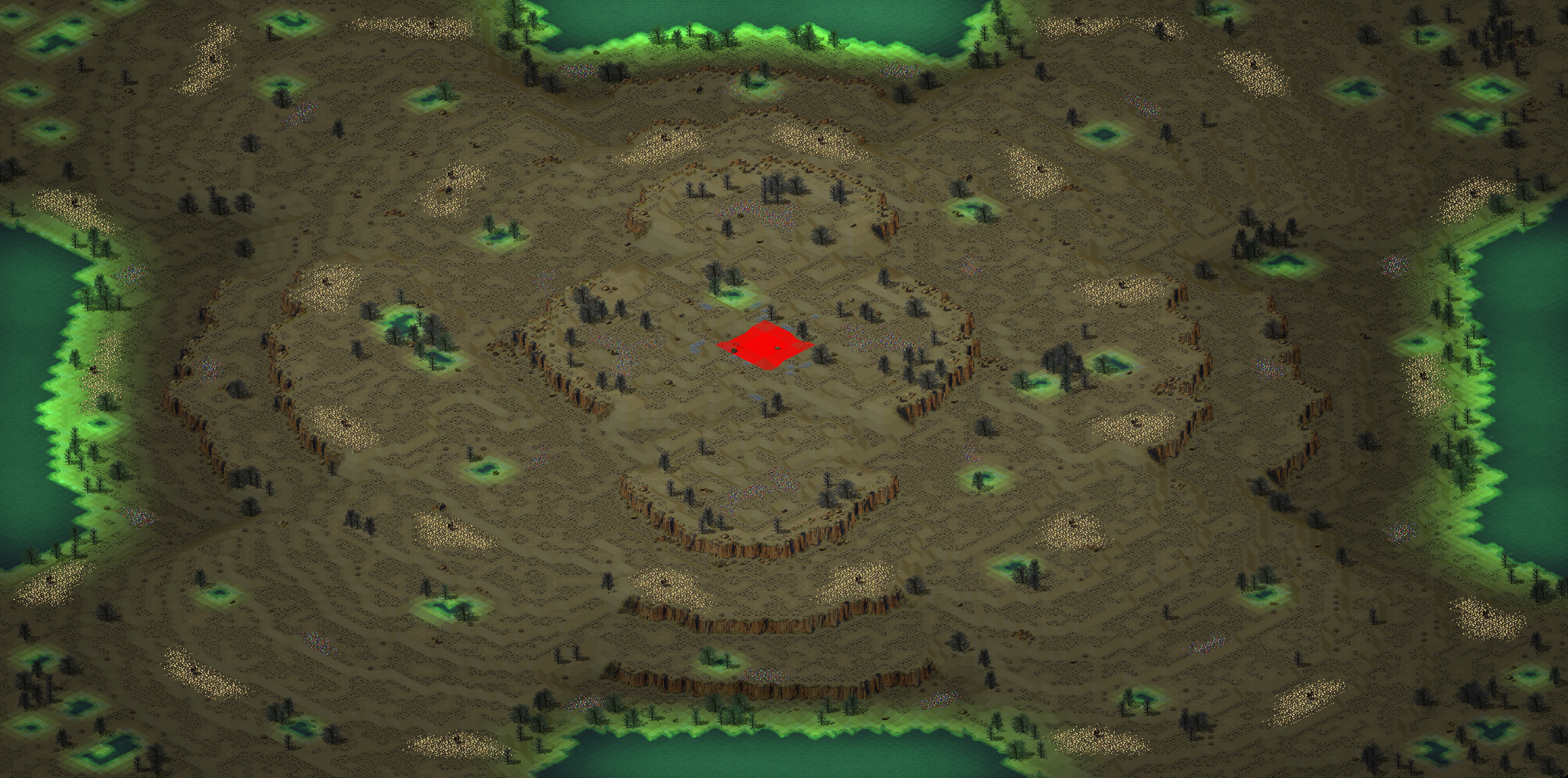 Rendered map: Bio Desert