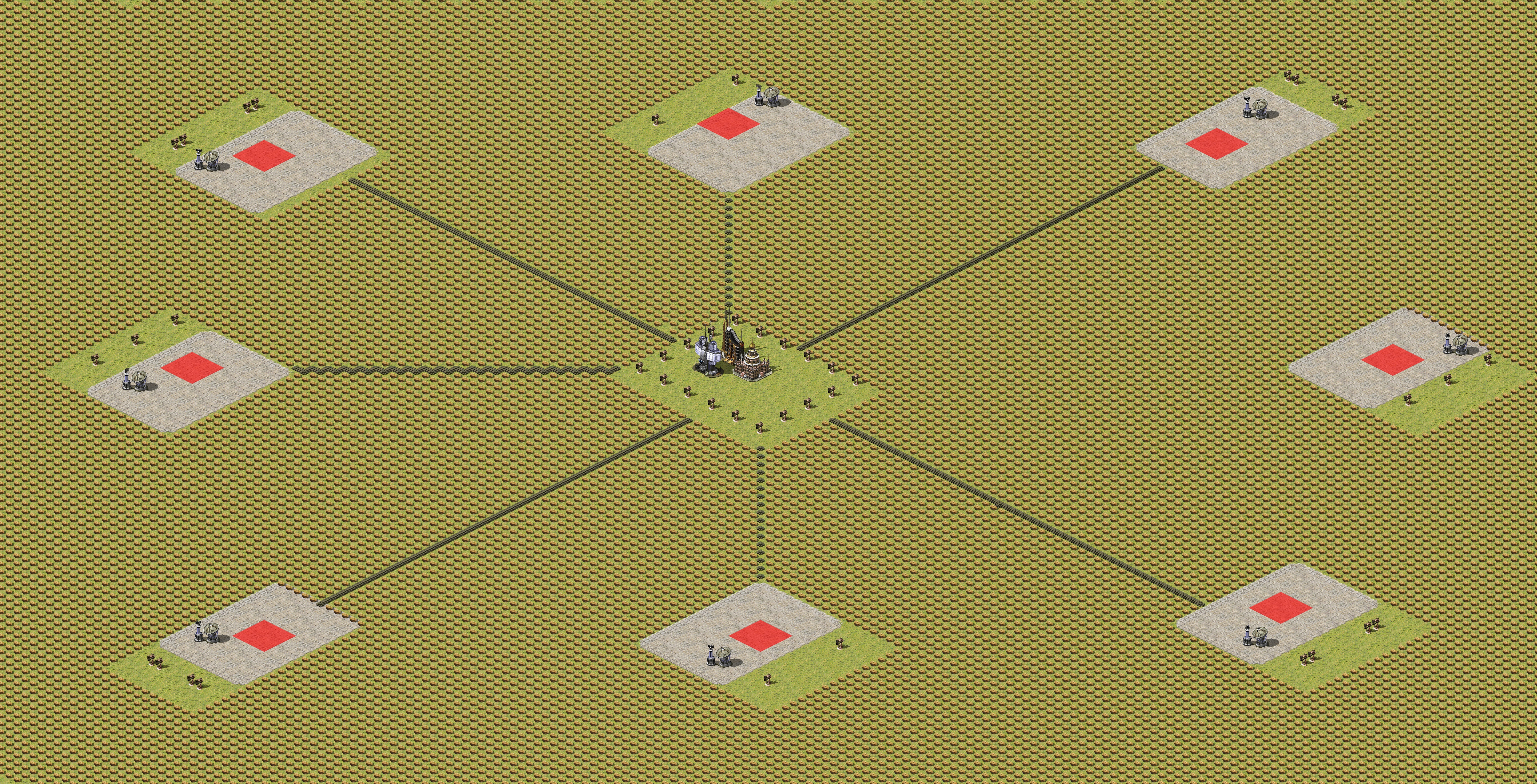 Rendered map: Patch of Land One by One