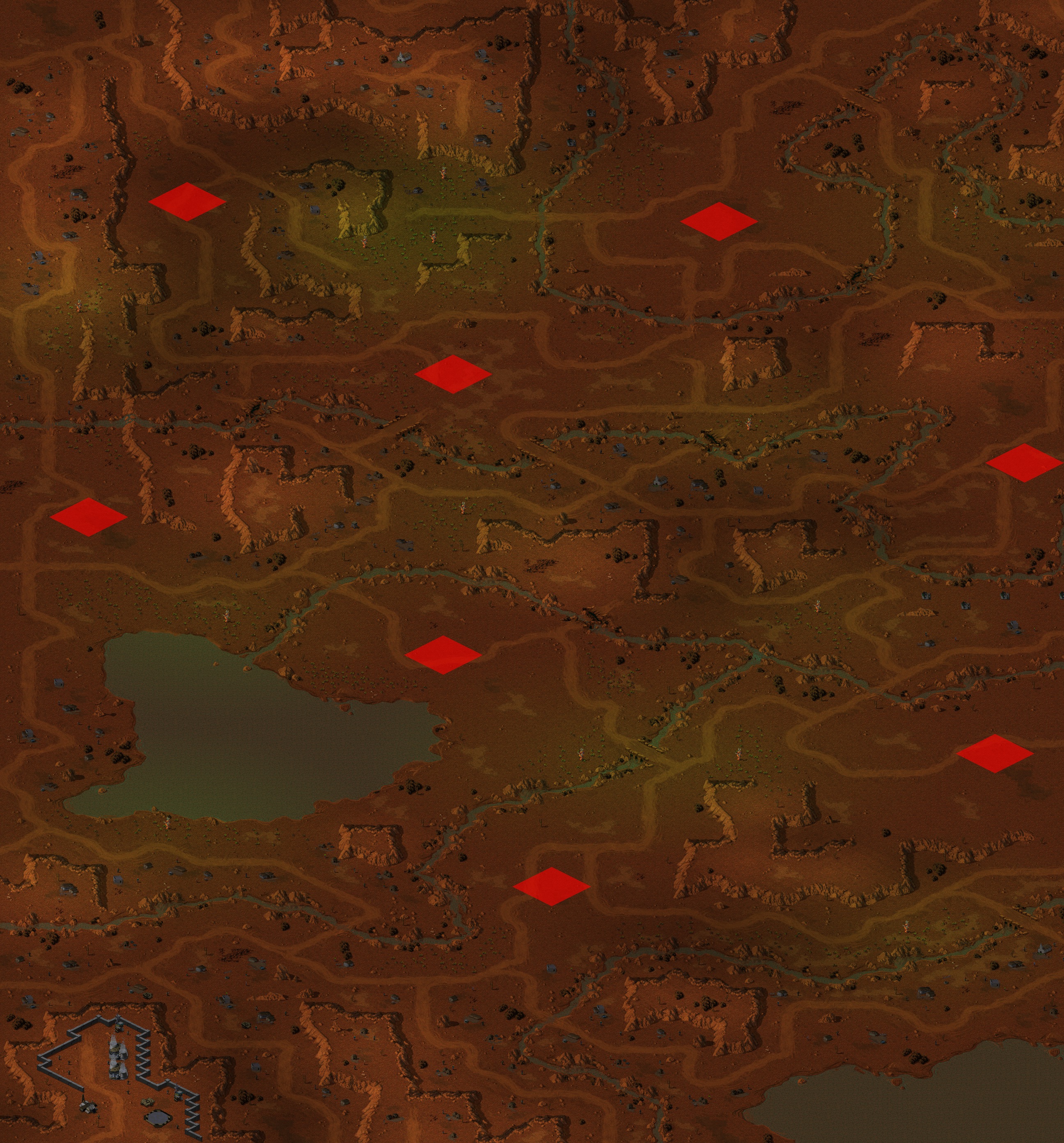 Rendered map: Rivers of Refener