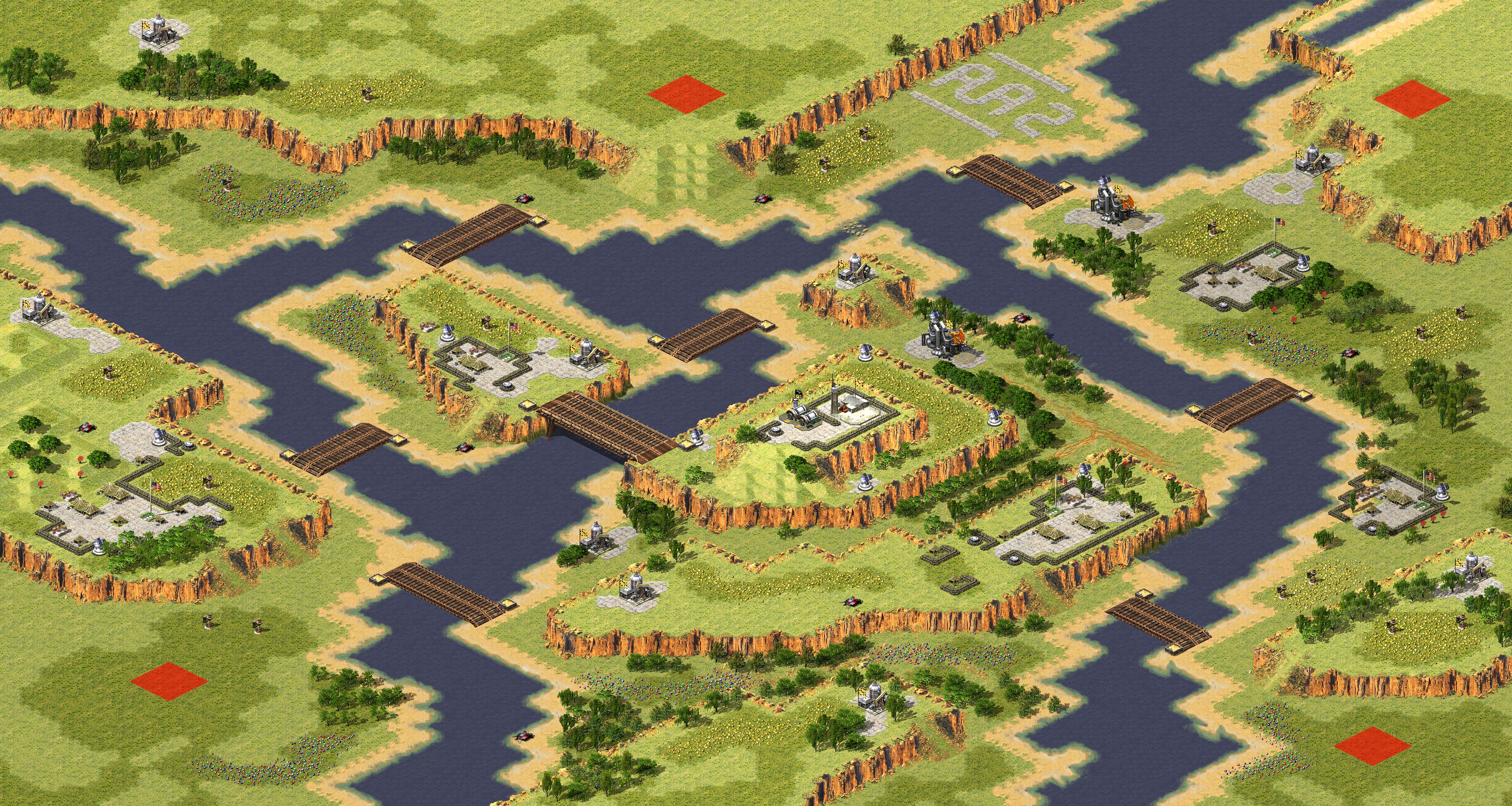 Rendered map: Training Map