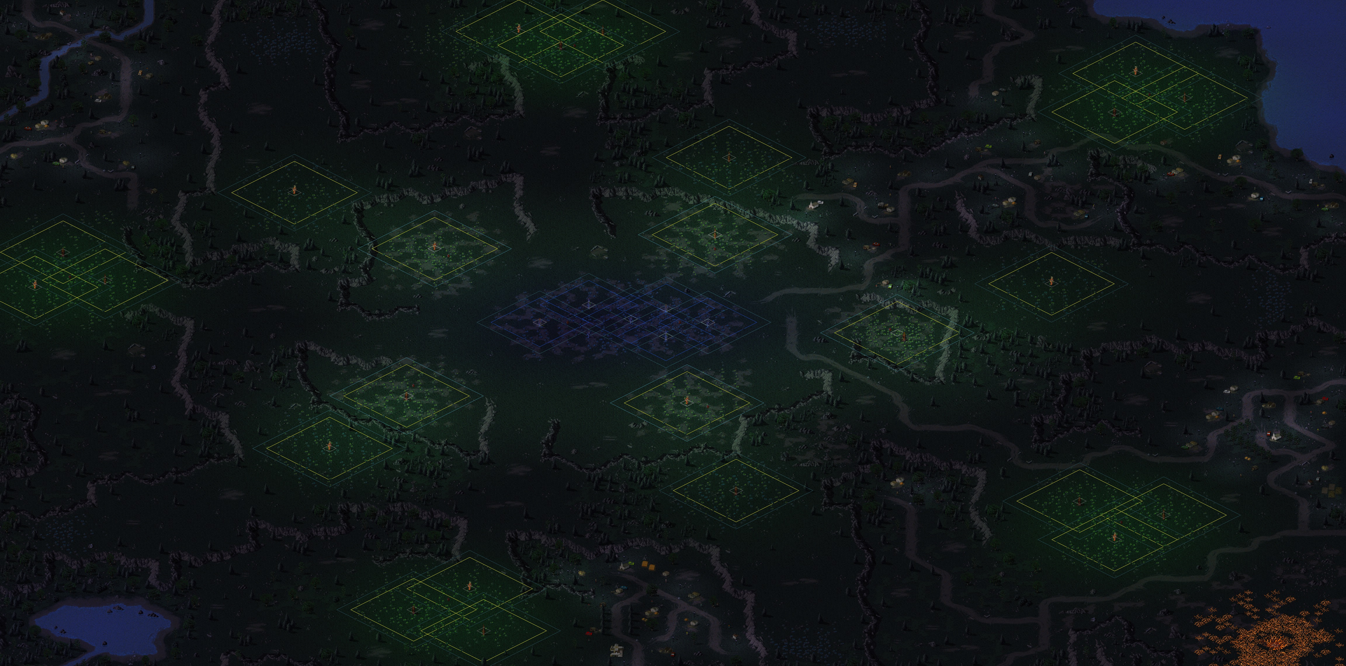 Rendered map: Tiberium Garden III
