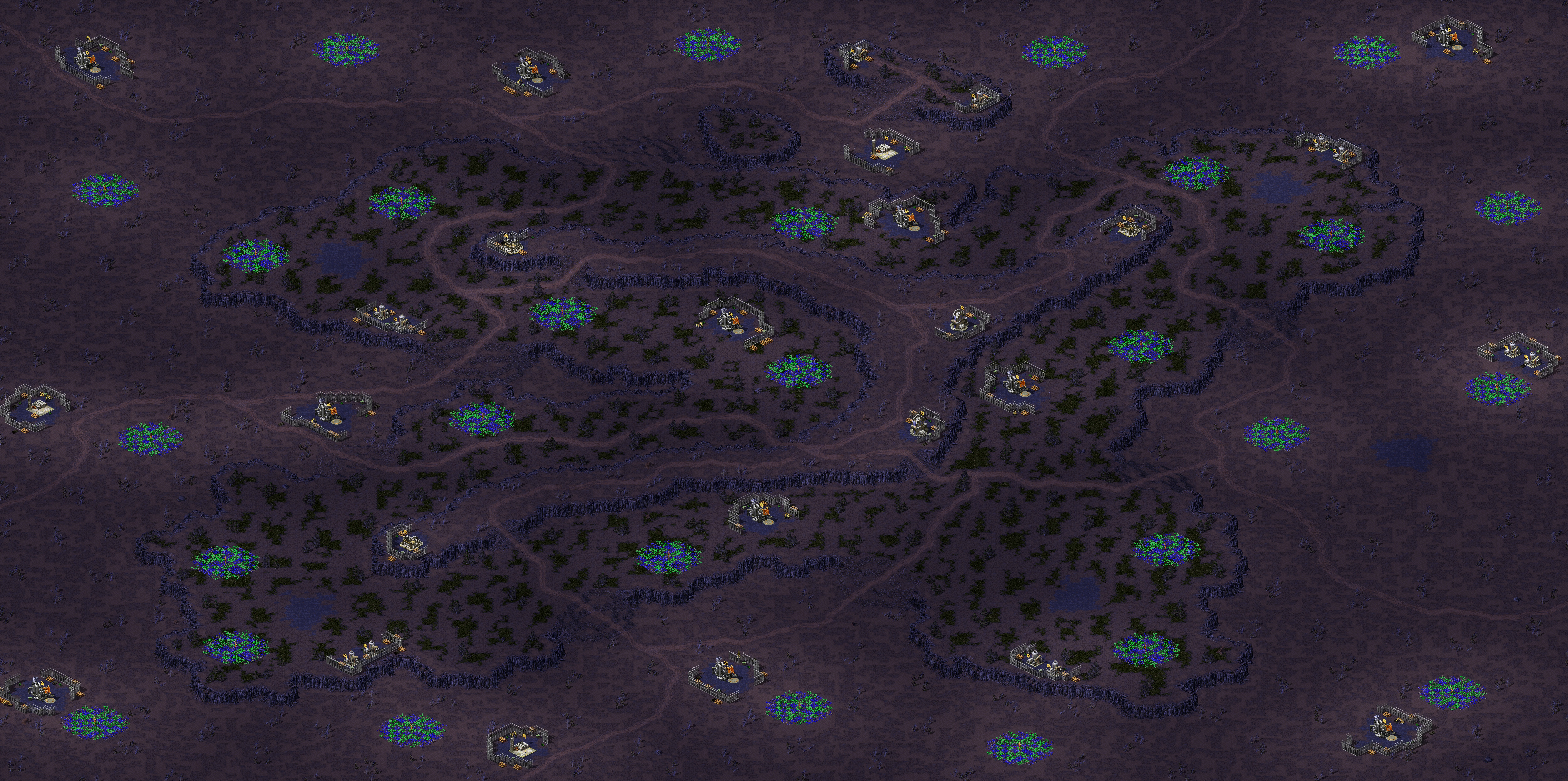 Rendered map: (5) Arid Superiority
