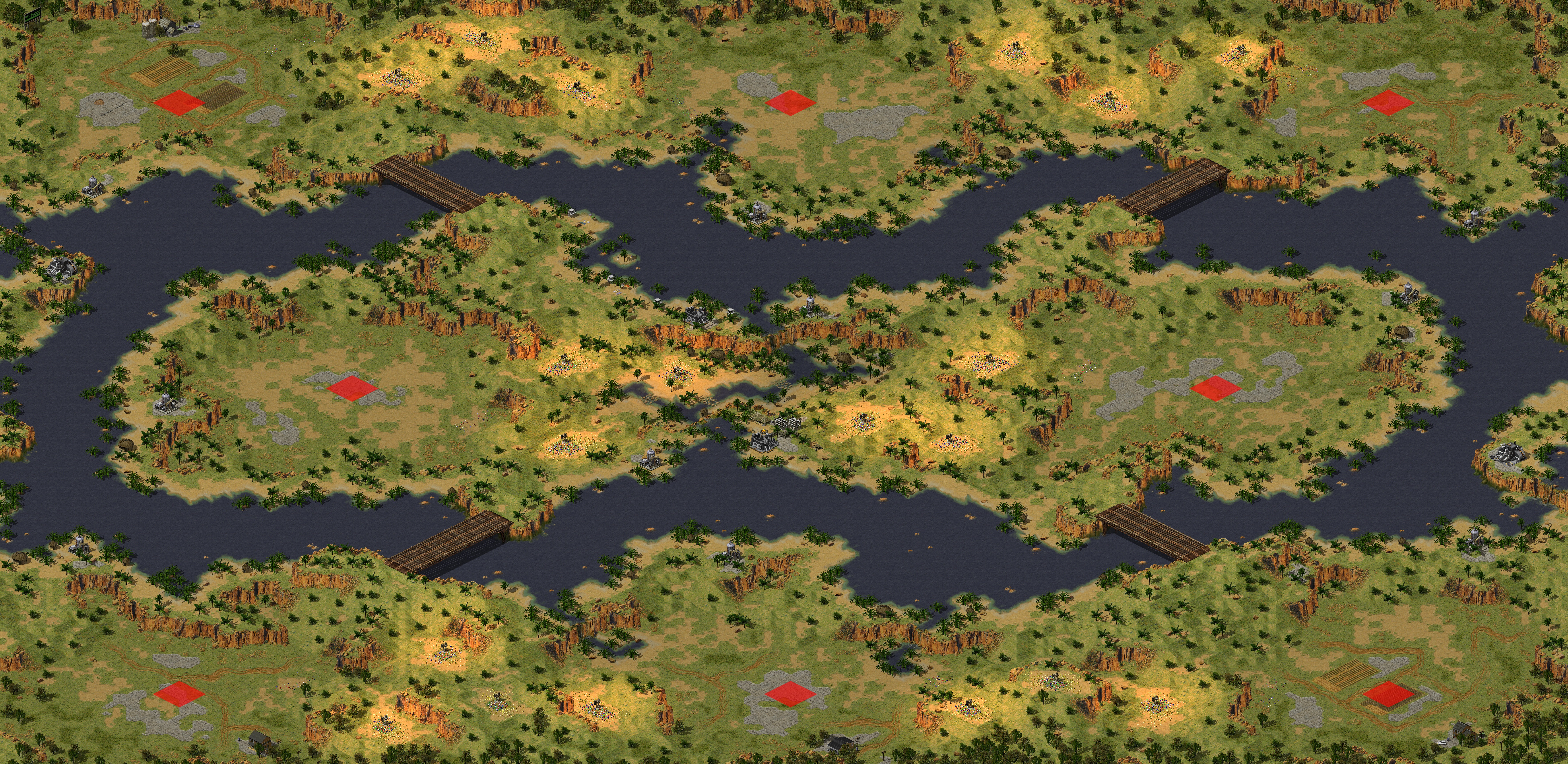 Rendered map: Subdivisions