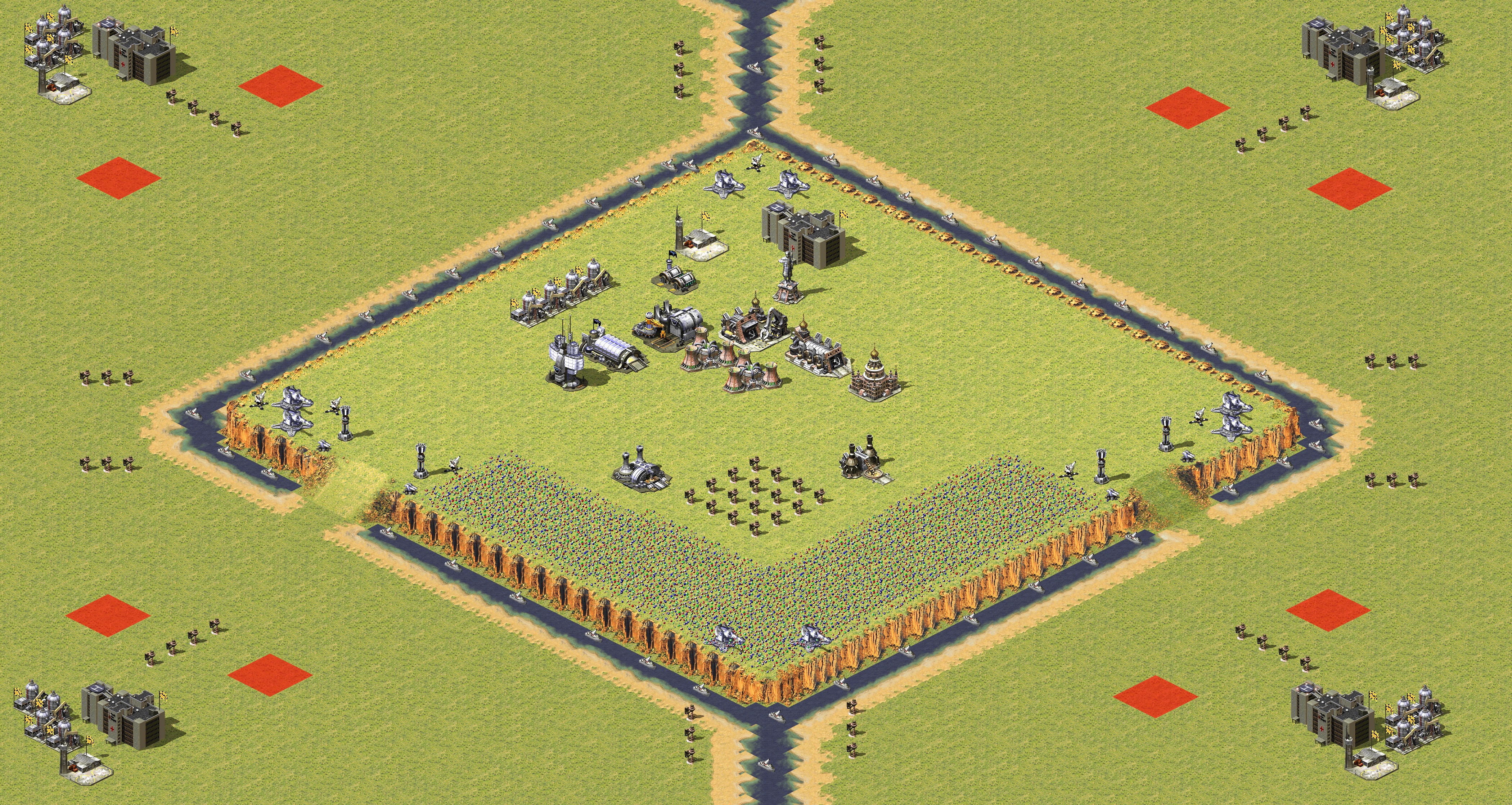 Rendered map: Oil Well High Ground