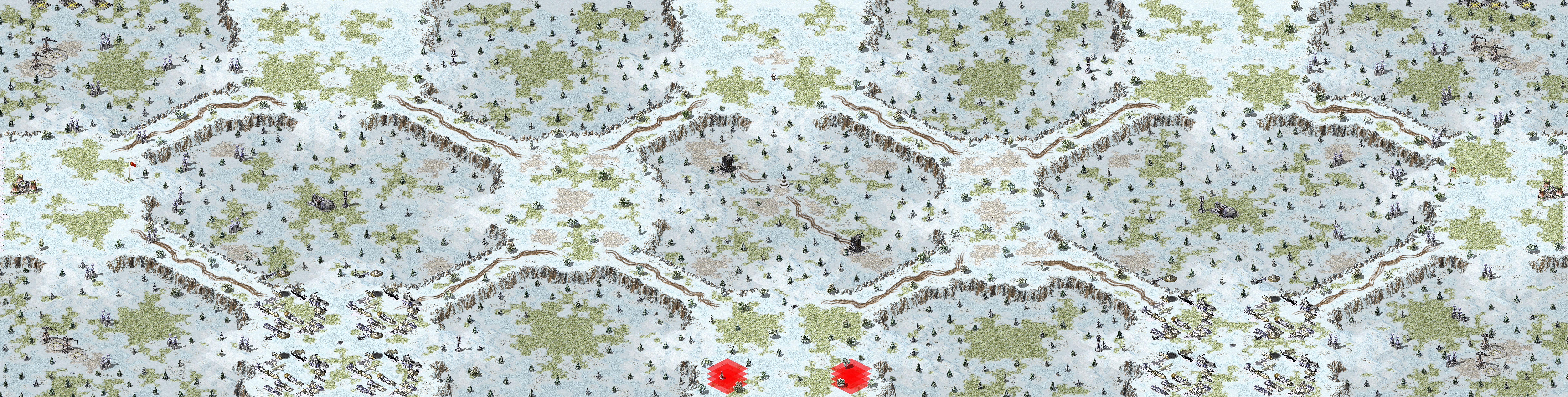 Rendered map: Single Unit Combat 4v4