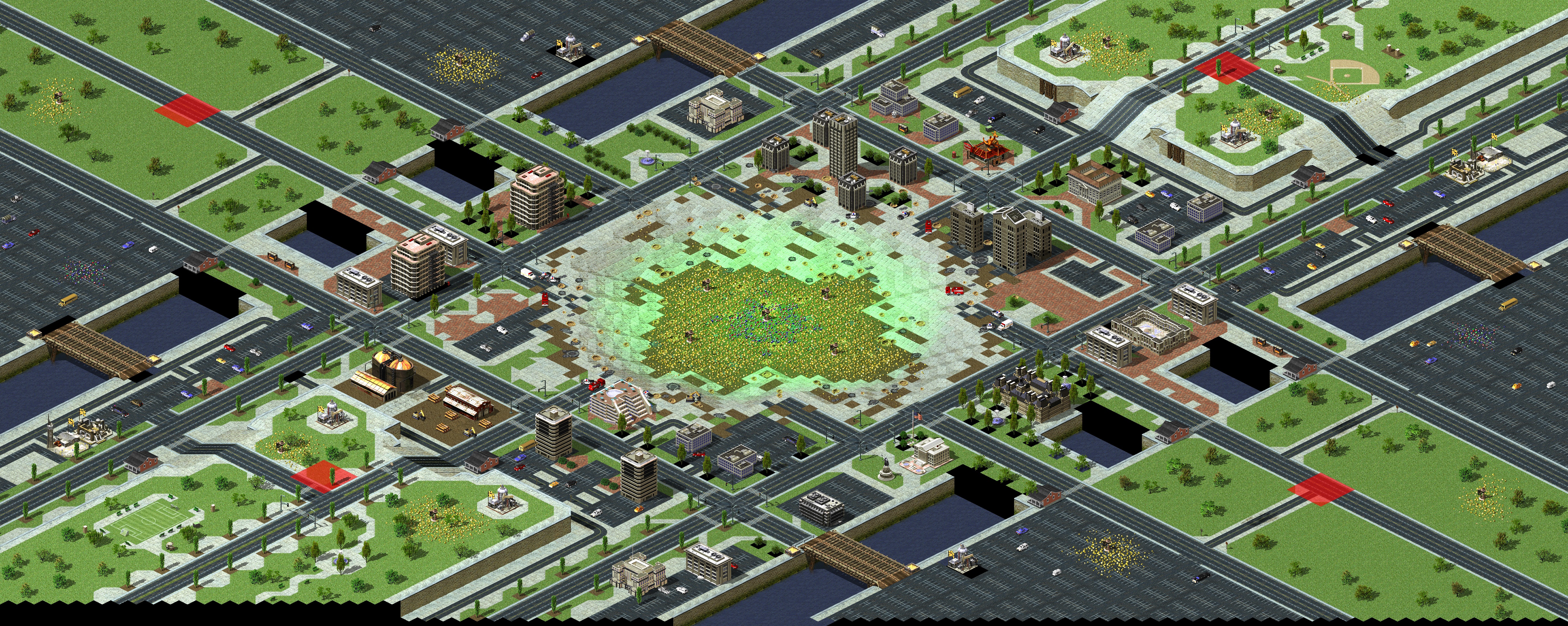 Rendered map: Quirky Visitors
