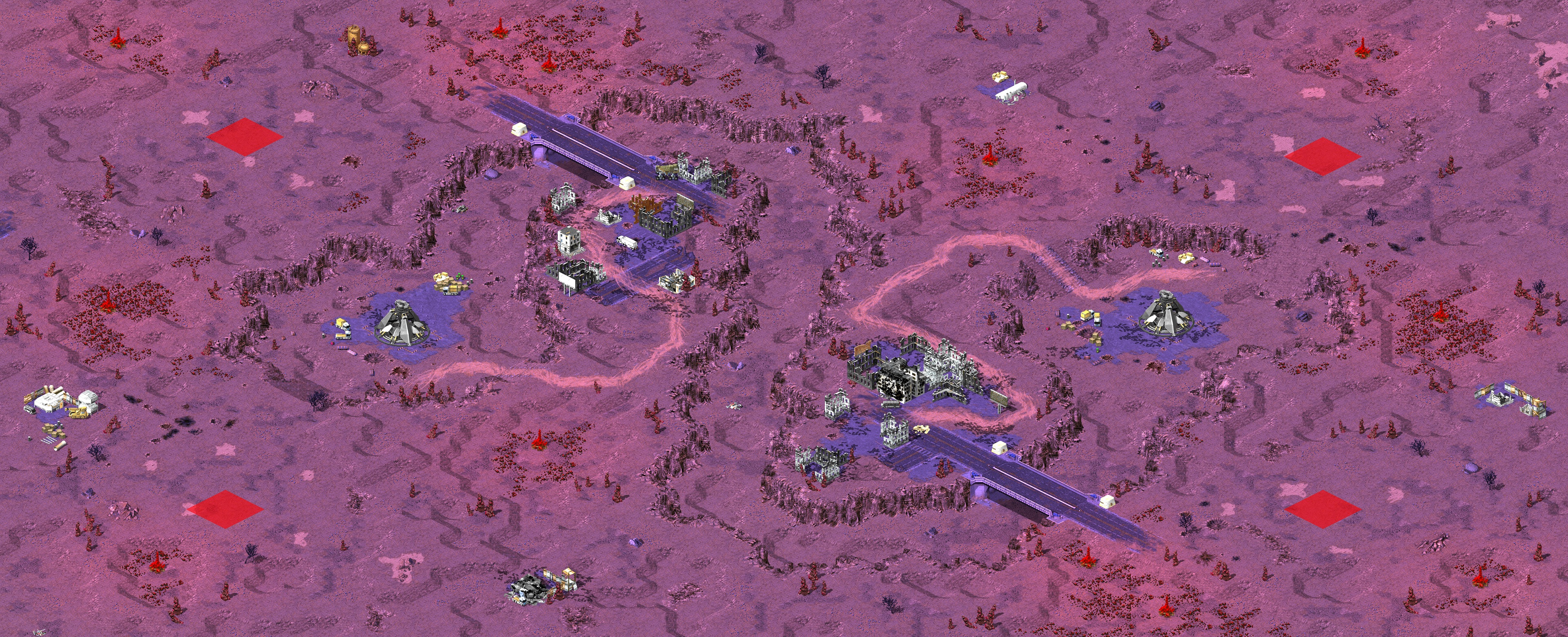 Rendered map: Wasted