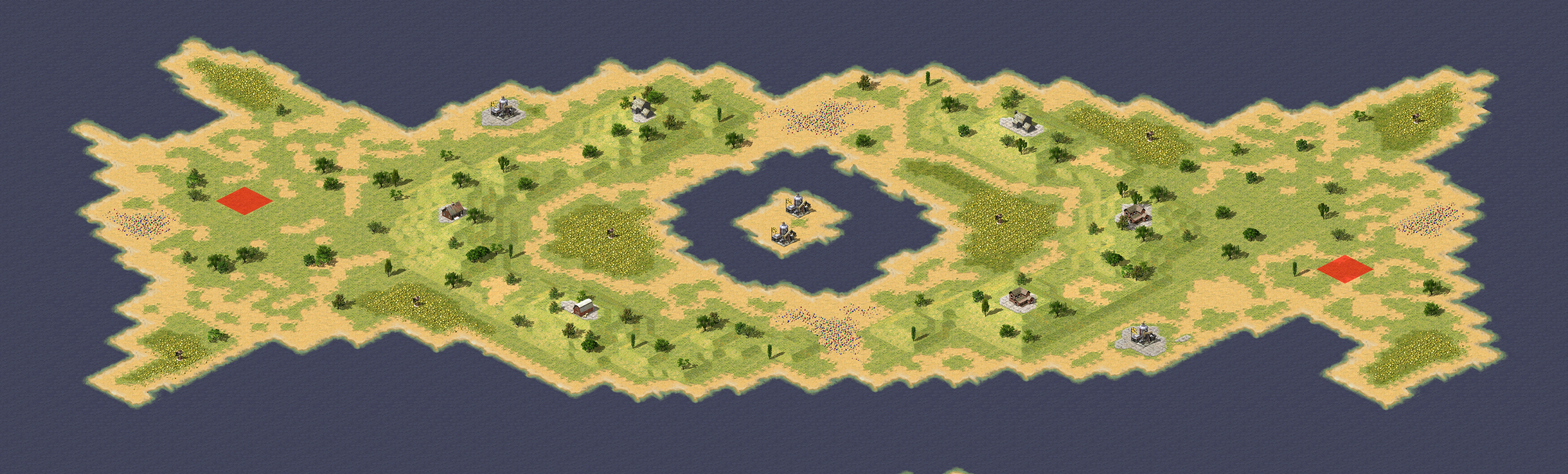 Rendered map: Official Tournament Map Q