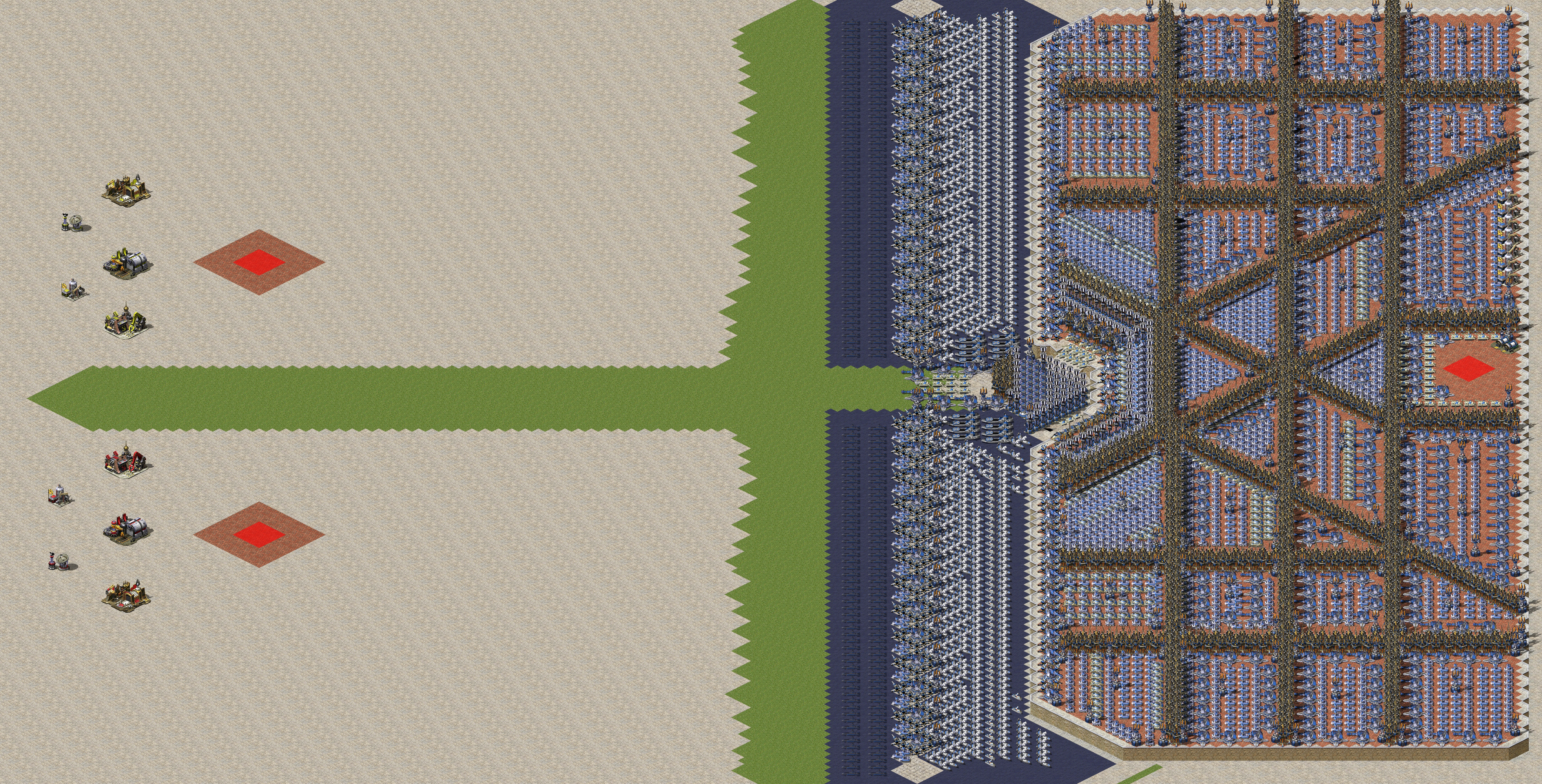 Rendered map: 2v1 Siege
