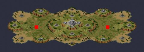 Rendered preview of Official Tournament Map A (Megawealth)