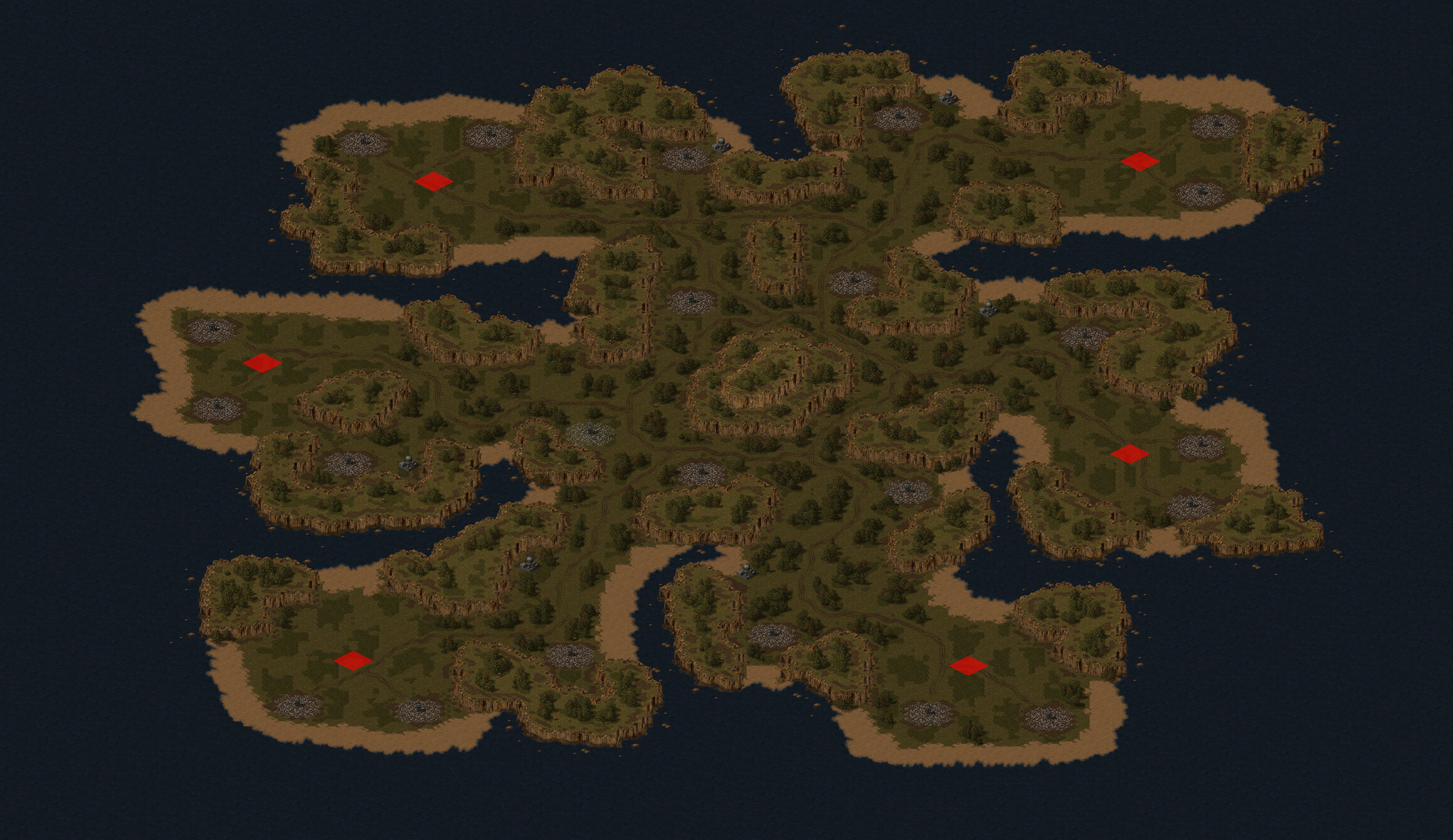 Rendered map: Magmageddon