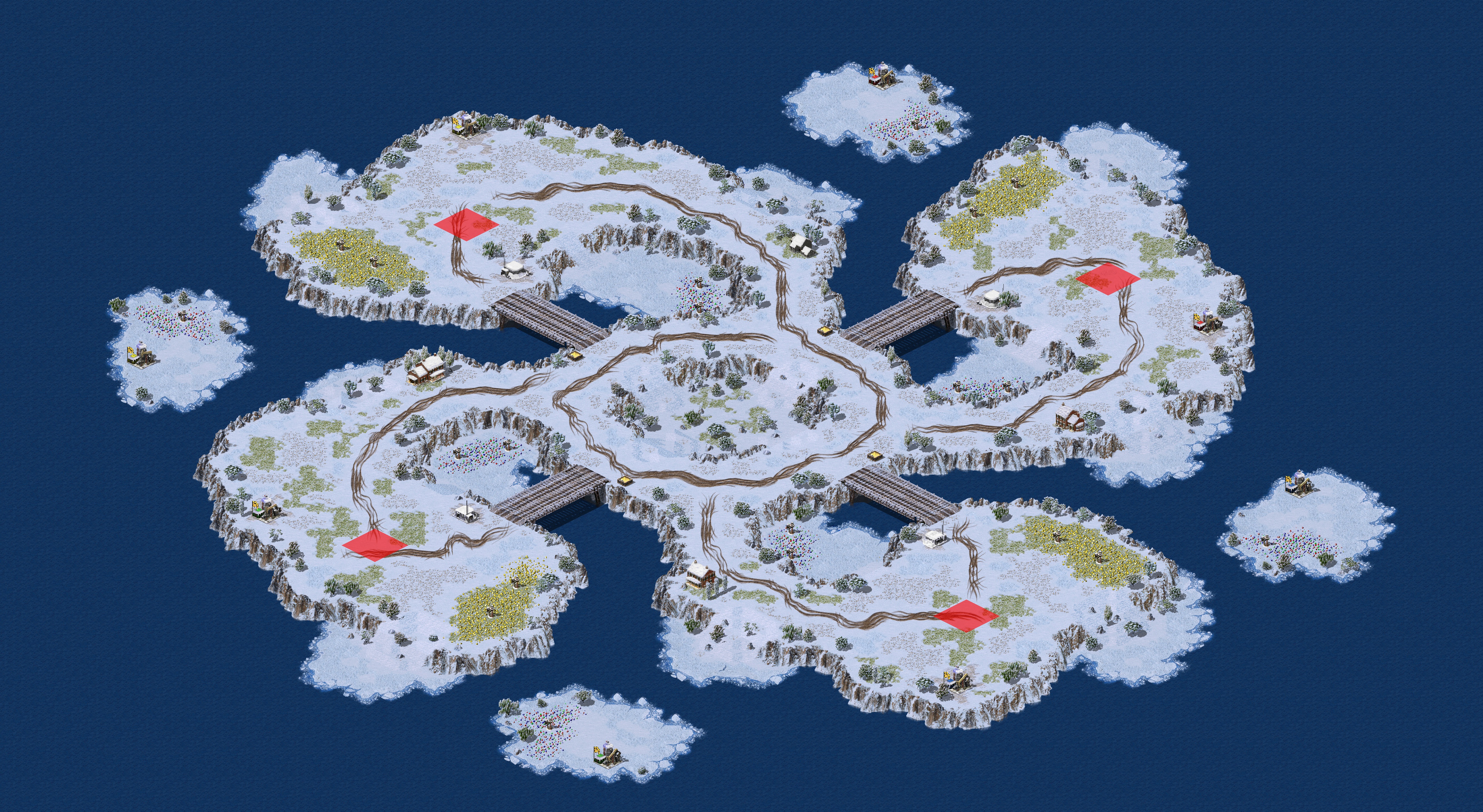 Rendered map: Buffed - Snowy Field