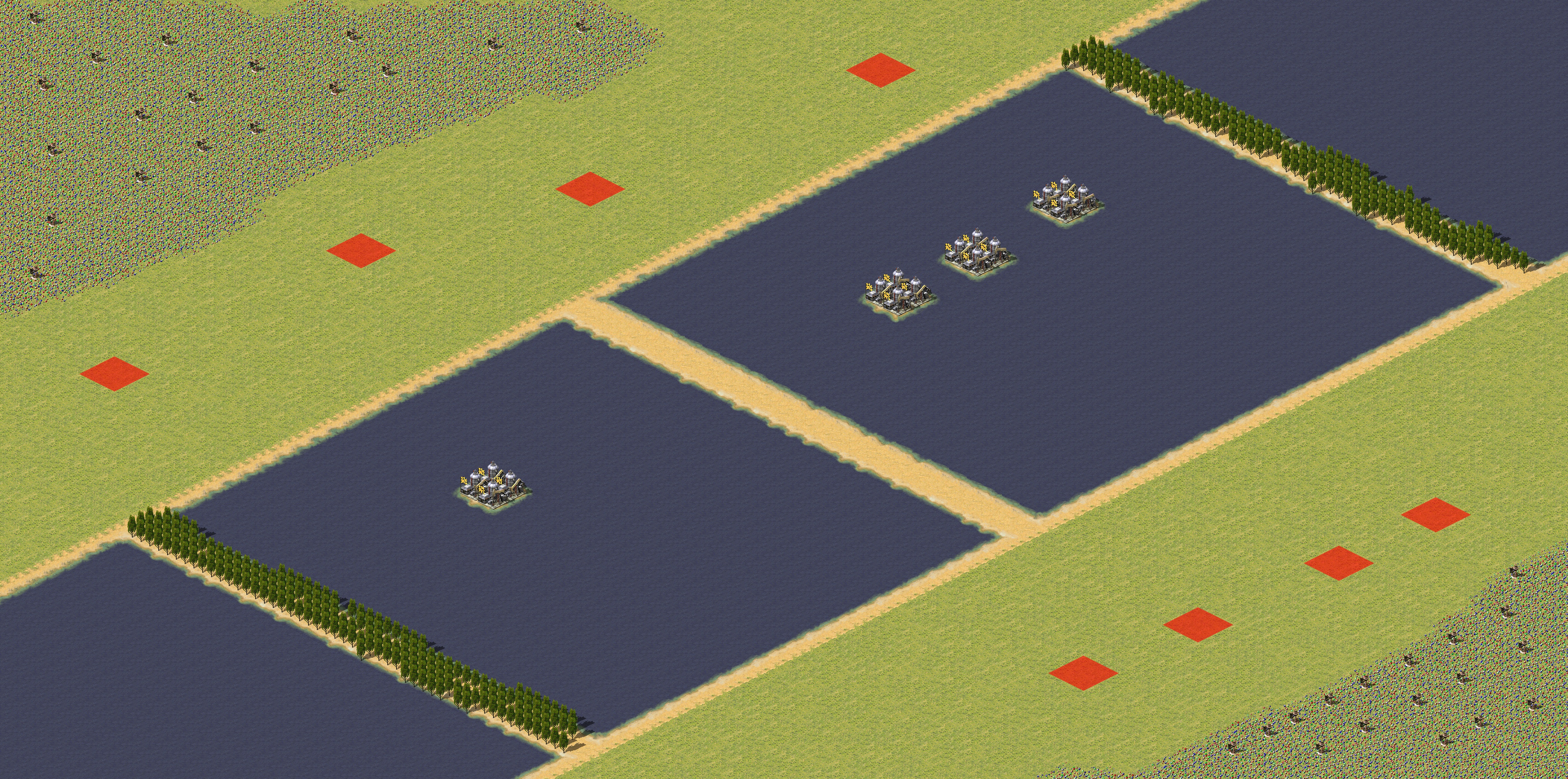Rendered map: Co-op vs Computer