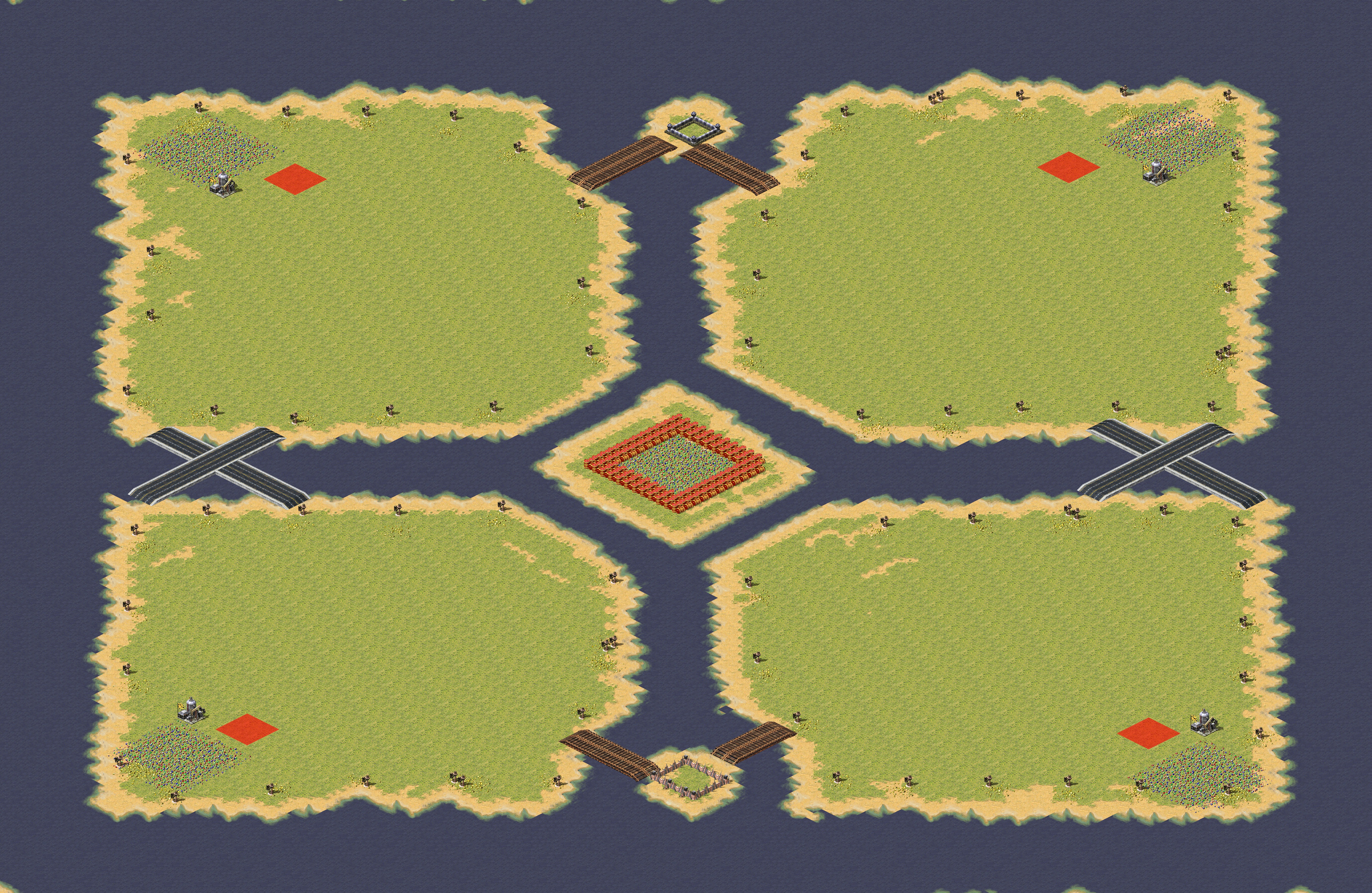 Rendered map: Battle 4v4