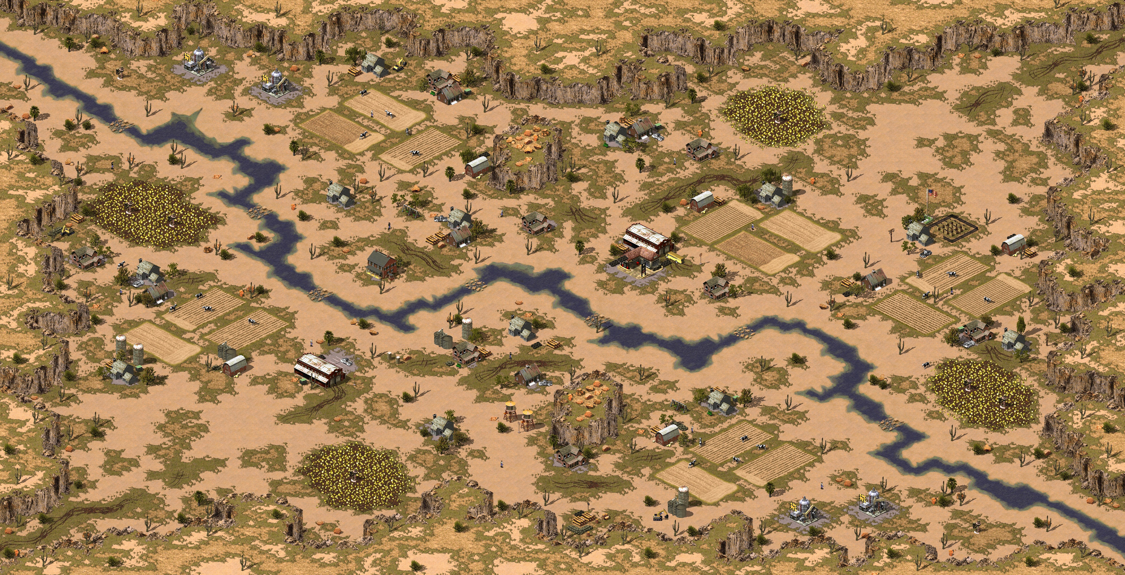 Rendered map: Dustbowl