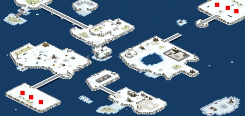Rendered preview of Bridge Island 3v3