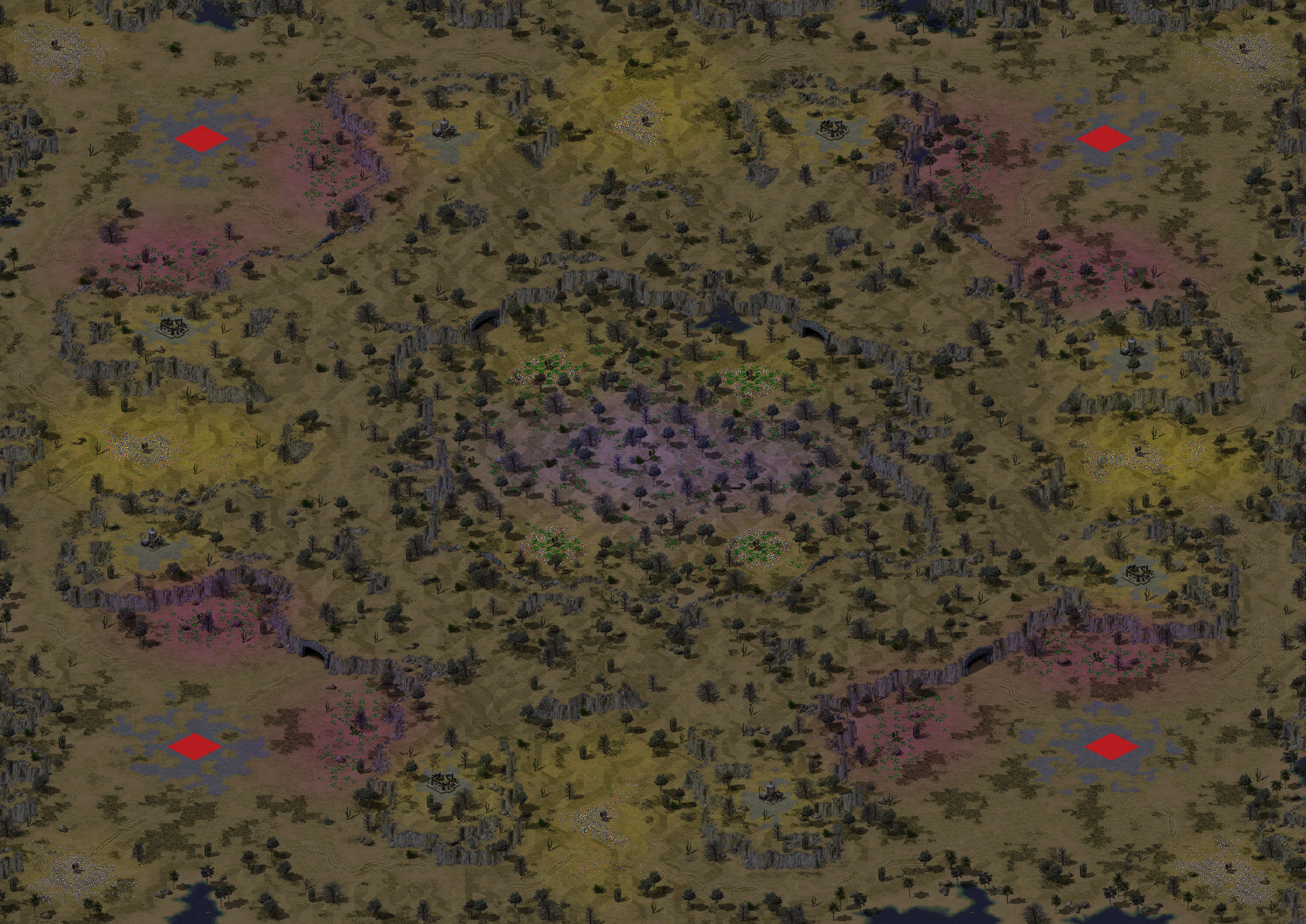 Rendered map: Crystal Forest