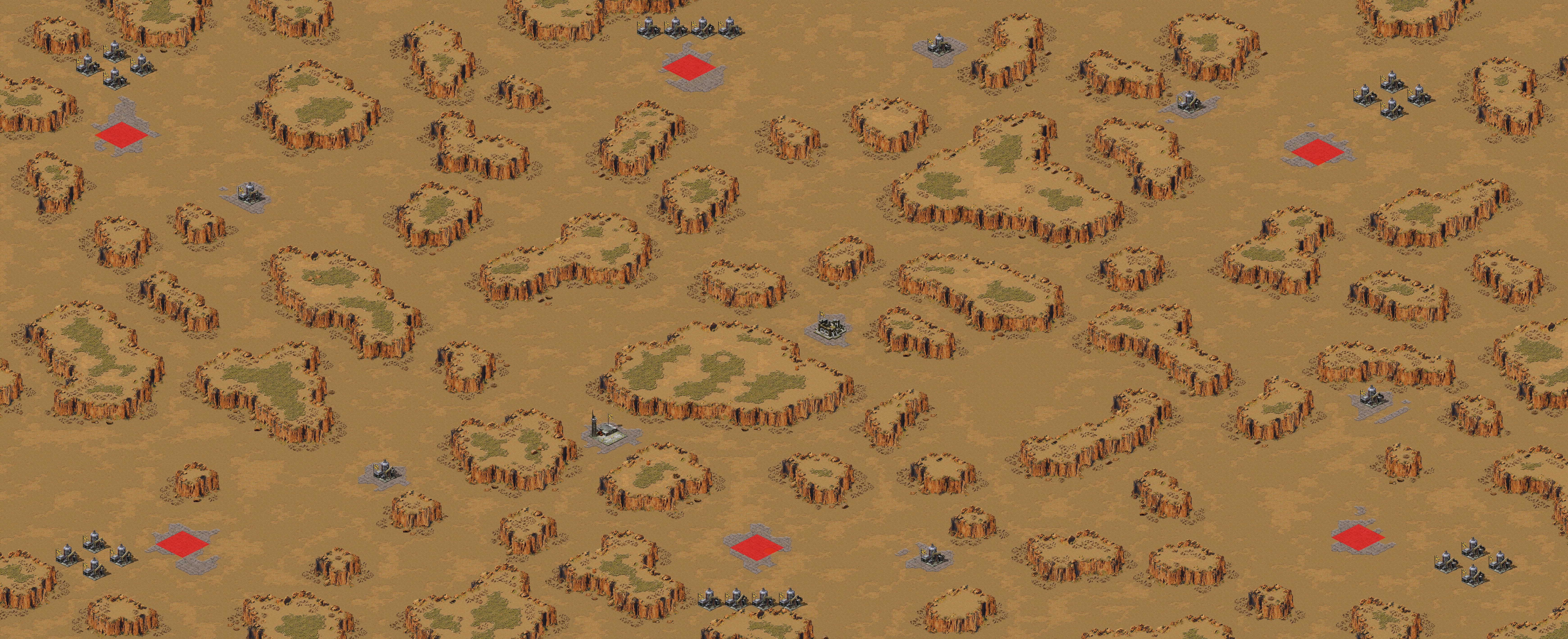 Rendered map: Monument Valley (Megawealth)