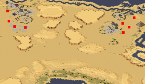 Rendered preview of North Africa Desert Tank Battle